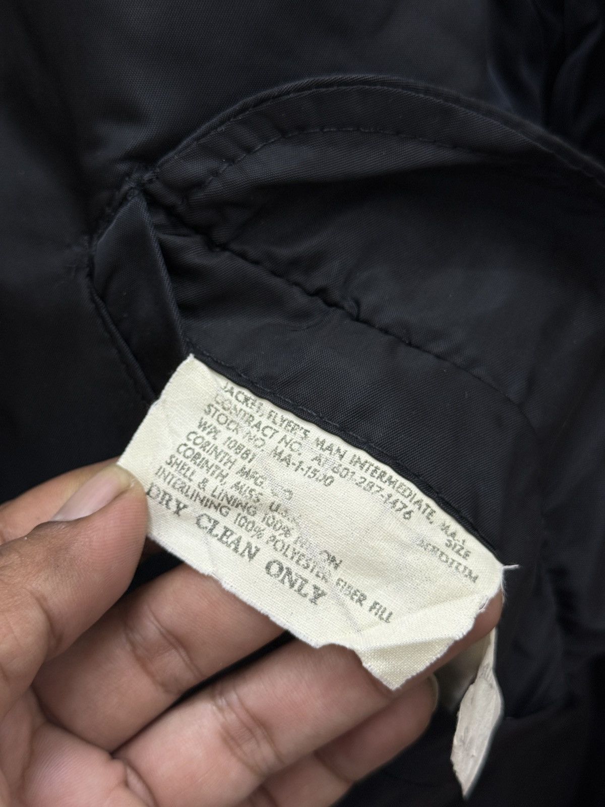 Vintage 🔥🔥🔥STEALS VTG CORINTH MFG MA1 BOMBER JACKET Size US M / EU 48-50 / 2 - 14 Thumbnail