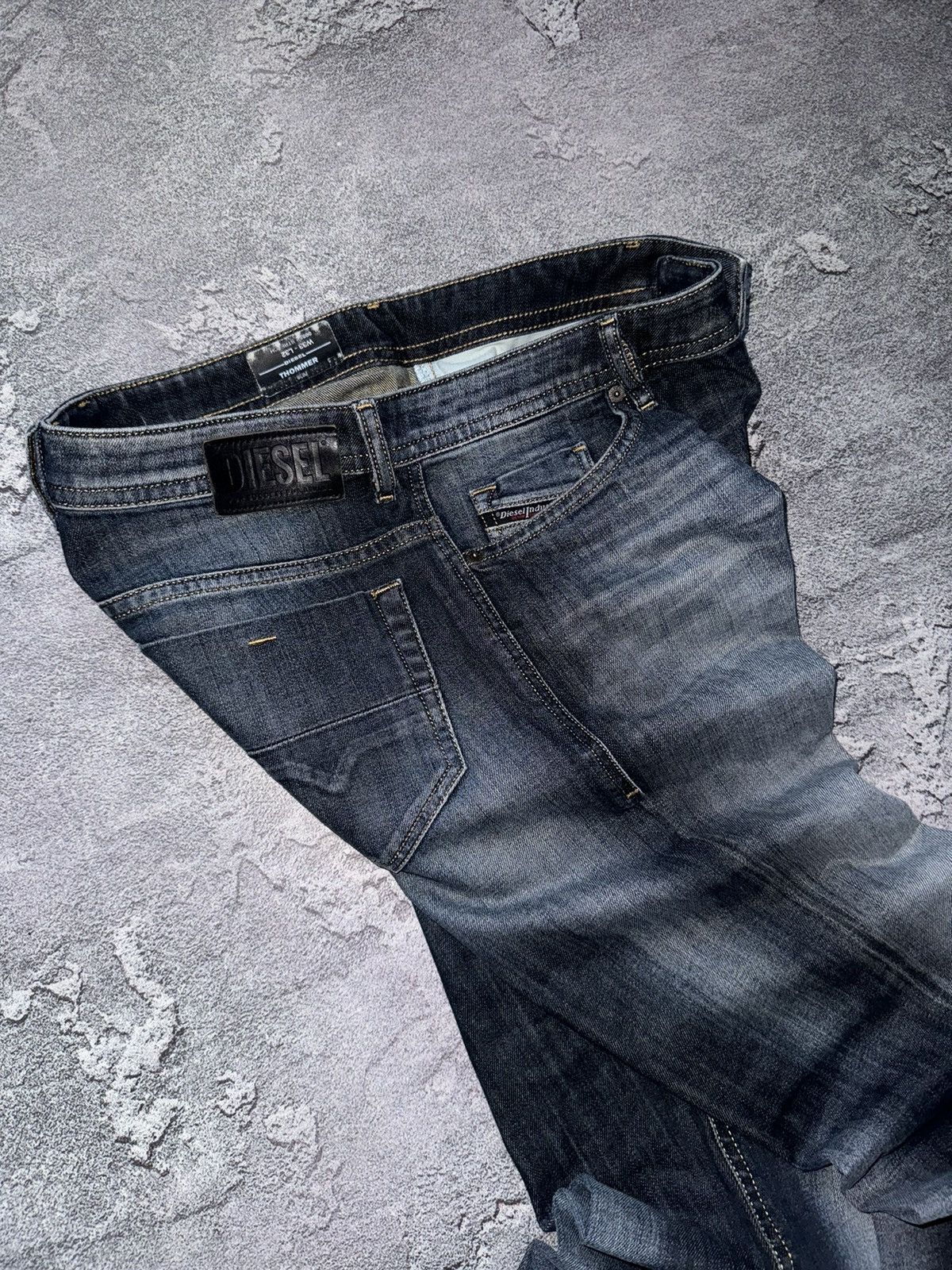 Diesel × Diesel Black Gold Diesel 33/32 thommer blue denim pant trouser Jean chino y2k Size US 33 - 16 Thumbnail