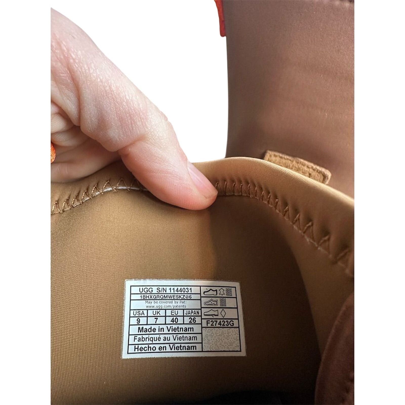 Ugg UGG Women's Ankle Booties Brown with Orange Accent Size 9 Size US 9 / IT 39 - 7 Thumbnail