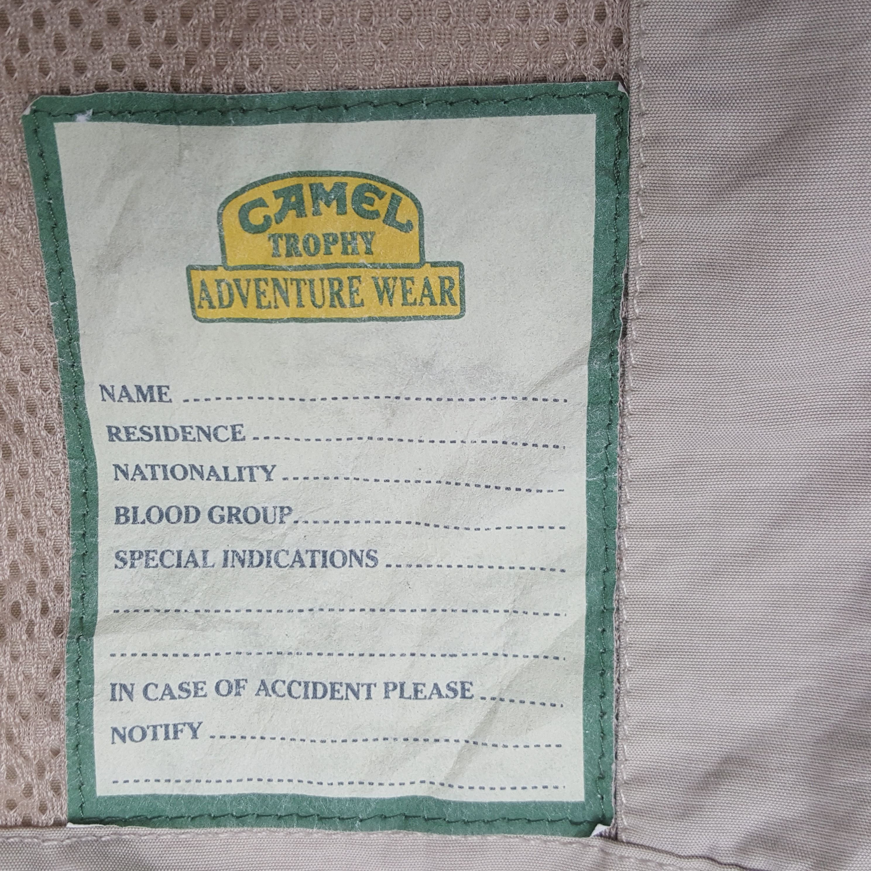 Camel × Vintage Vintage Camel Trophy Adventure Wear Vest Jacket Size US L / EU 52-54 / 3 - 9 Thumbnail