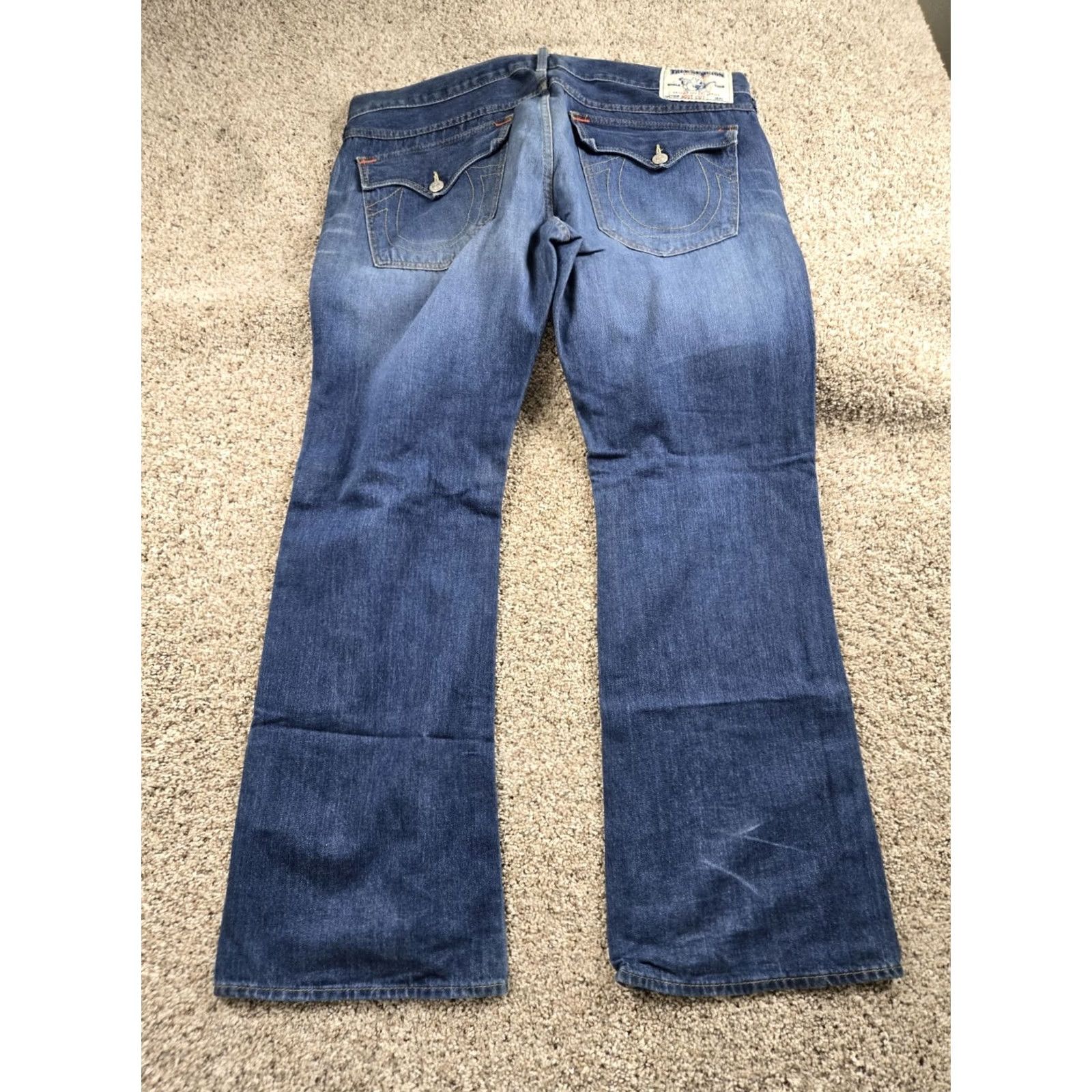 True Religion True Religion Jeans Mens 40 Blue Relaxed Straight 5-Pocket Denim USA Made Jeans Size US 40 / EU 56 - 6 Thumbnail