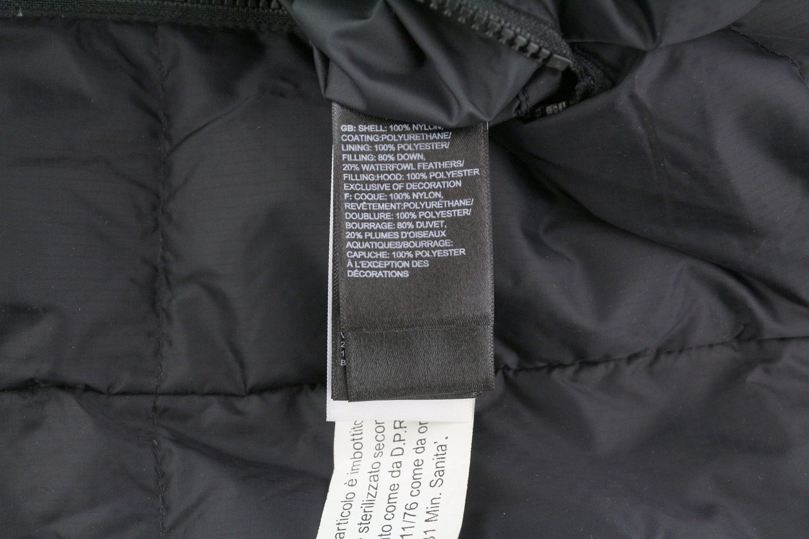 The North Face S Black 550 Down Insulated High Neck Full Zip Puffer 83720 Size US S / EU 44-46 / 1 - 7 Thumbnail