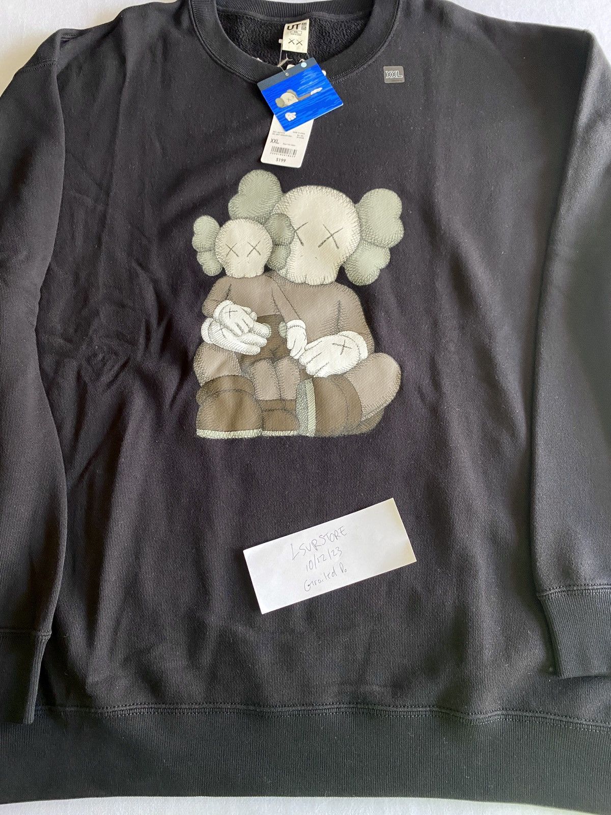 Kaws × Uniqlo Kaws x Uniqlo Companion 09 Black Crewneck XXL Rare Size* Size US XXL / EU 58 / 5 - 2 Thumbnail
