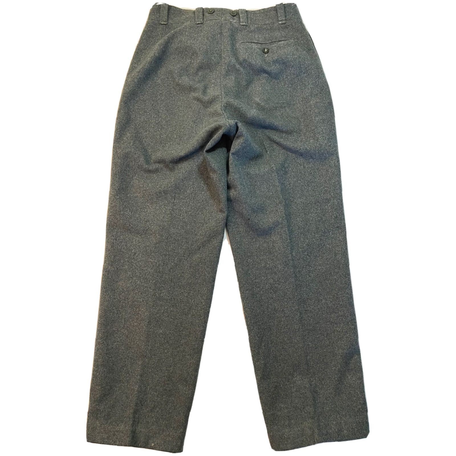 Vintage VINTAGE Wool Pants Gray Uniform Hunting Military 32 Workwear Regular Fit Mens Size US 32 / EU 48 - 4 Thumbnail