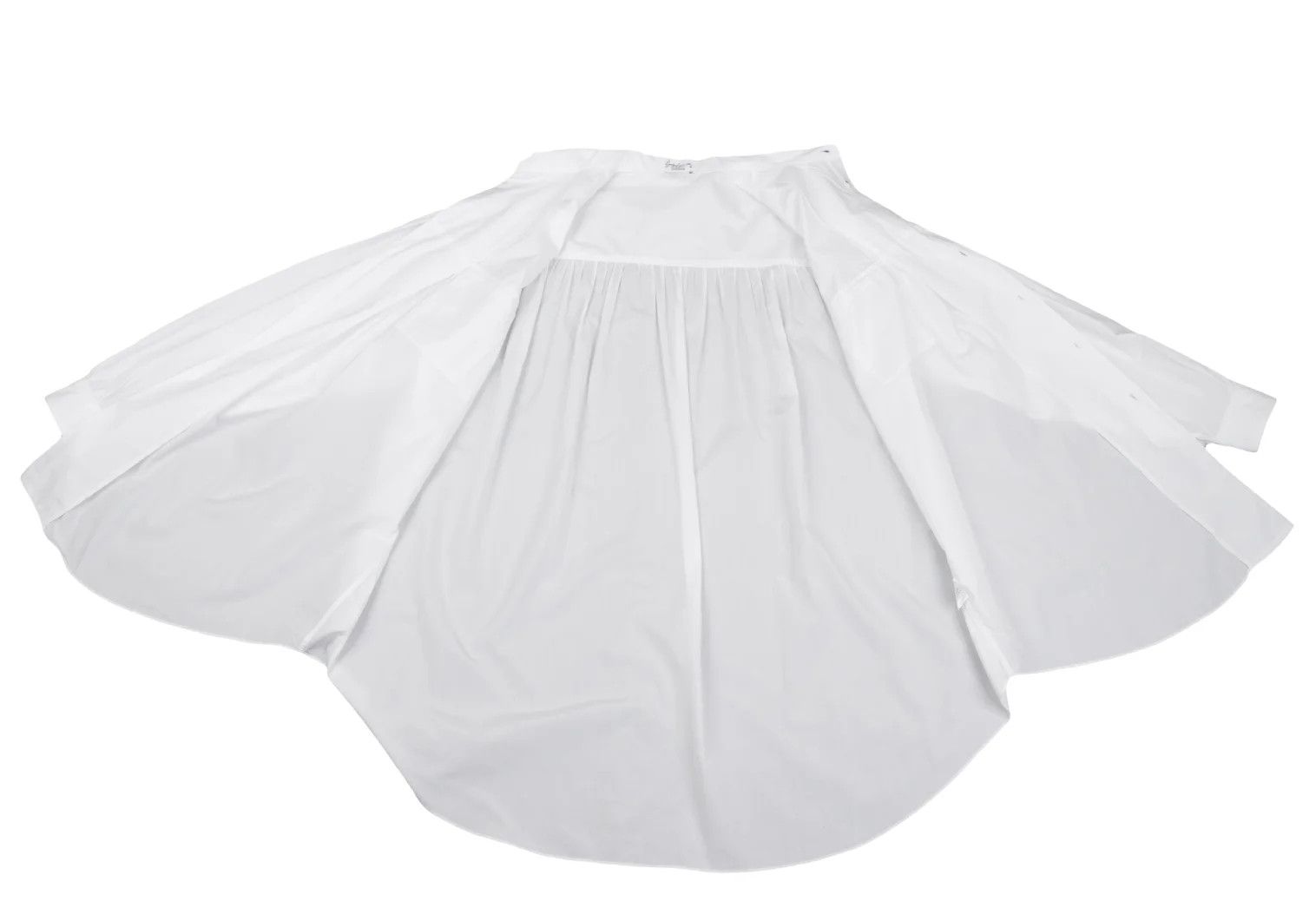 Yohji Yamamoto Yohji Yamamoto Gathered Design Cotton Shirt Size US M / EU 48-50 / 2 - 9 Thumbnail