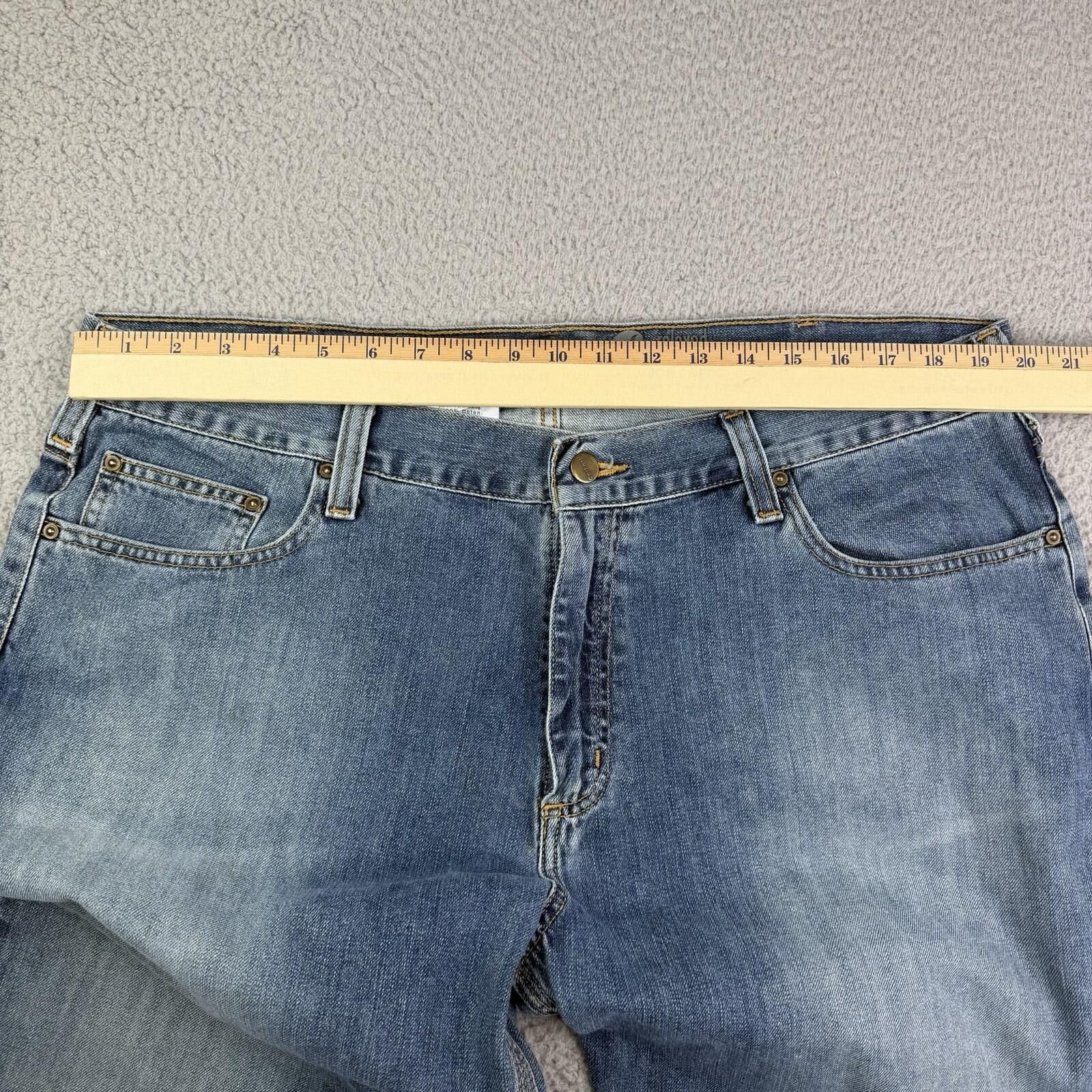 Carhartt Carhartt Men's Blue Jeans Relaxed Fit 40 X 32 Medium Wash Size US 40 / EU 56 - 5 Thumbnail