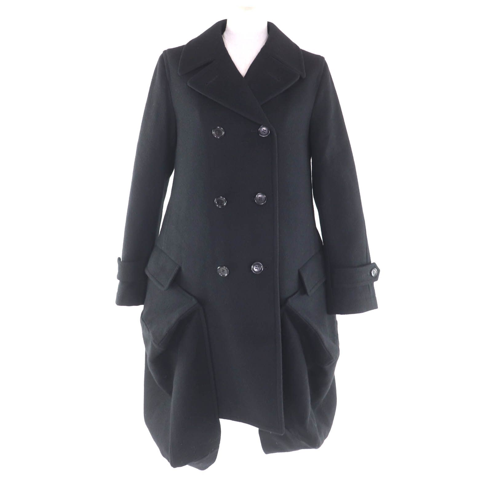 Comme des Garcons Comme des Garçons COMME des GARCONS Deformed Design Wool Coat Textile Outerwear GL-C002 DUTY FREE for USA Size ONE SIZE - 1 Thumbnail