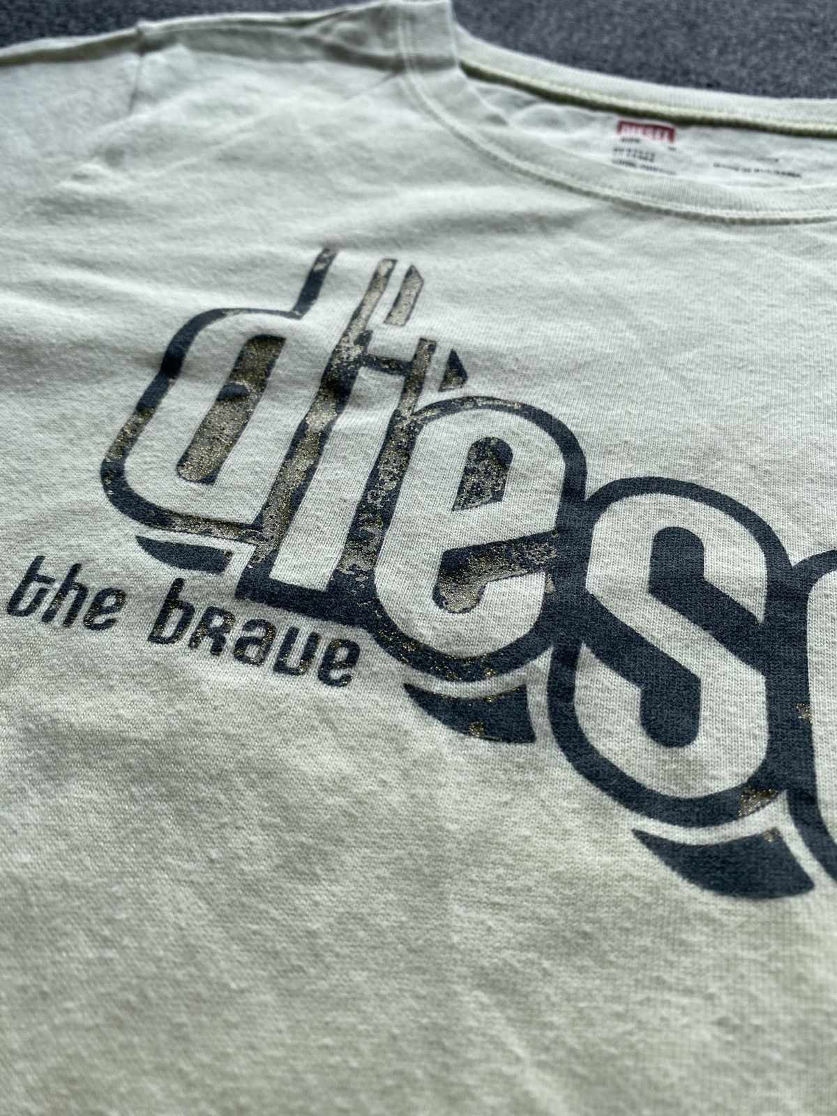 Diesel 🔥Opium Punk Diesel yellow faded top m alt gothic Size M / US 6-8 / IT 42-44 - 9 Thumbnail