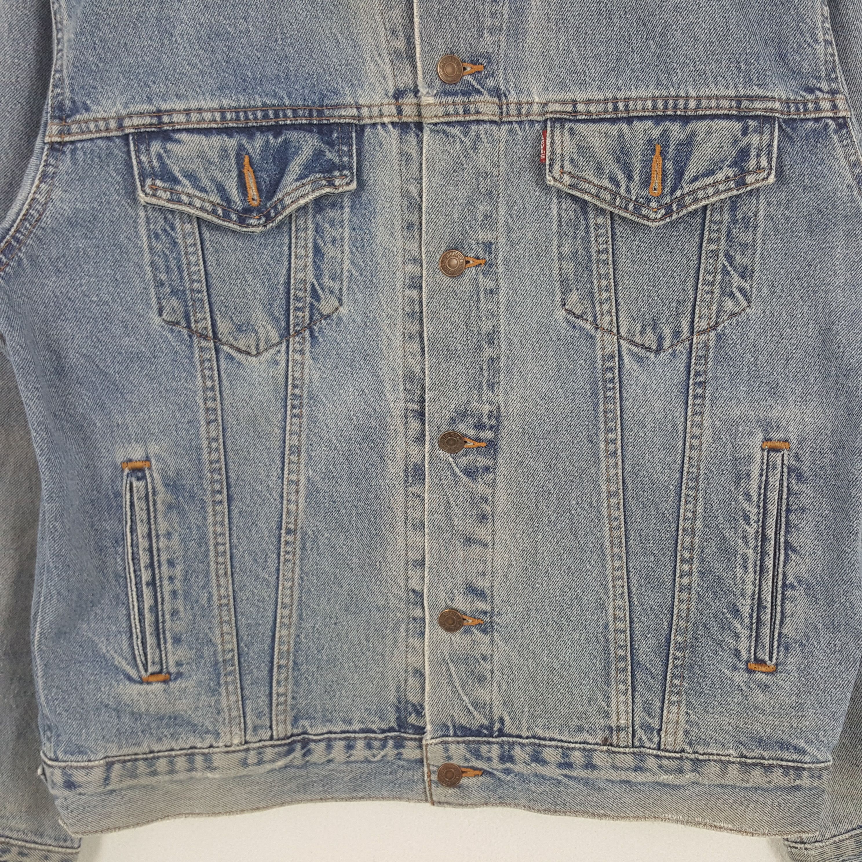 Levi's × Vintage Vintage Levi's X Jamiroquai Rock Custom Denim Jacket C281N5 Size US L / EU 52-54 / 3 - 4 Thumbnail