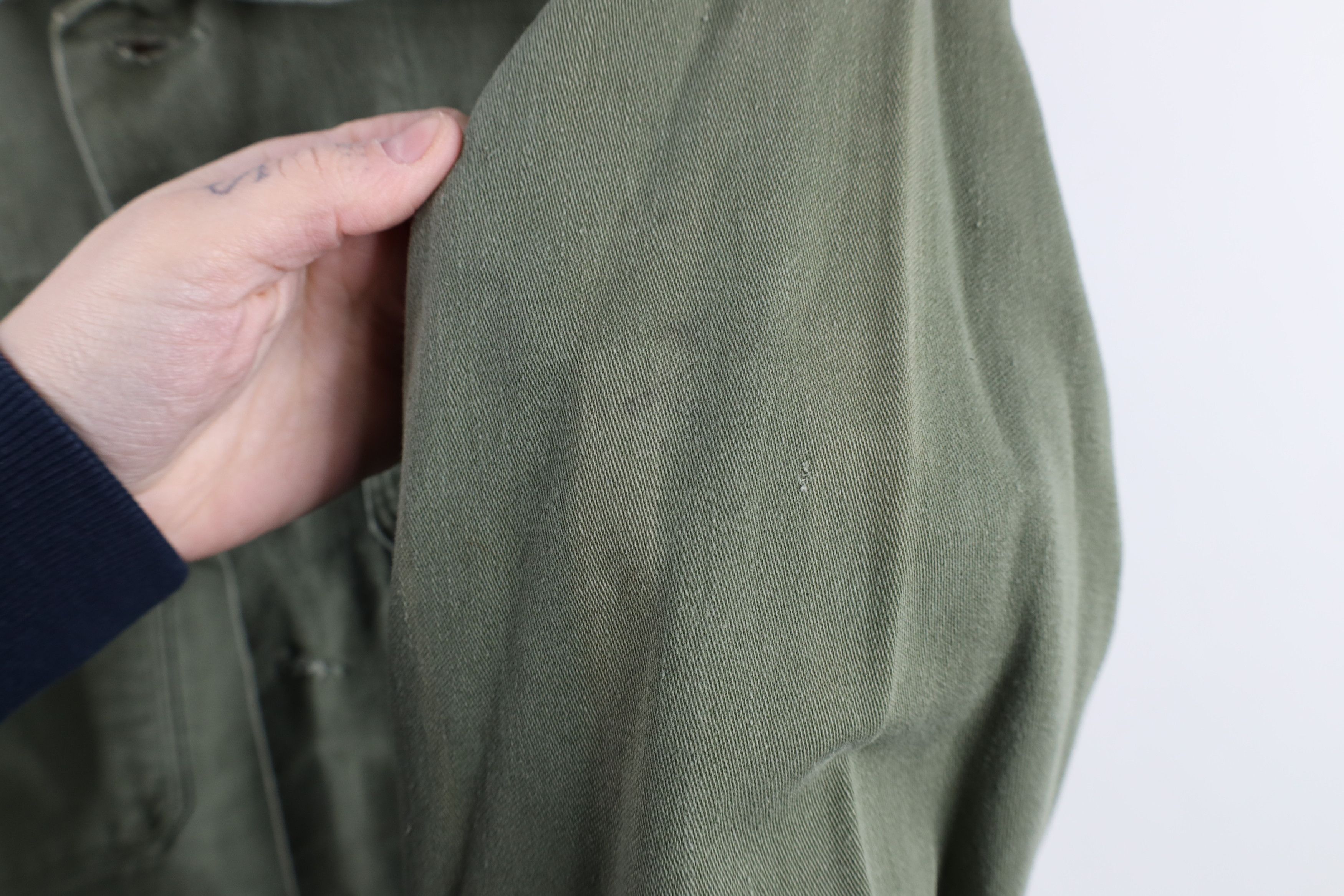 Fruit Of The Loom × Vintage Vintage 50s Fruit of the Loom Korean War Field Shirt Jacket Size US M / EU 48-50 / 2 - 4 Thumbnail