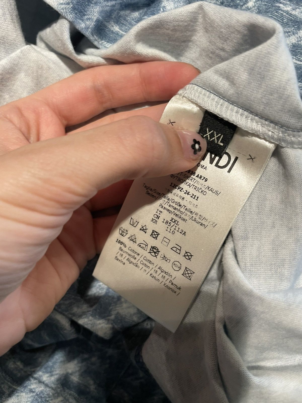 Fendi Ff print oversized t-shirt Size US XXL / EU 58 / 5 - 5 Thumbnail