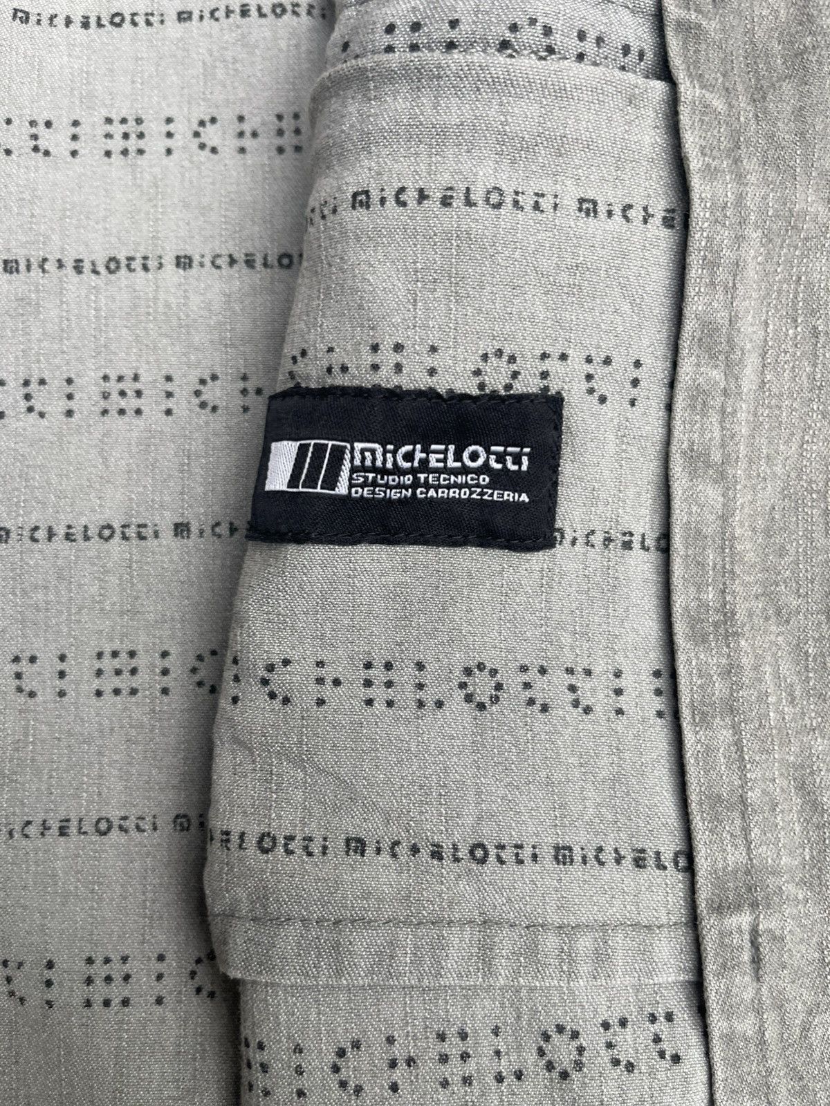 Vintage Micheloti Collarless Zip Jacket Snap Pockets Size US M / EU 48-50 / 2 - 3 Thumbnail