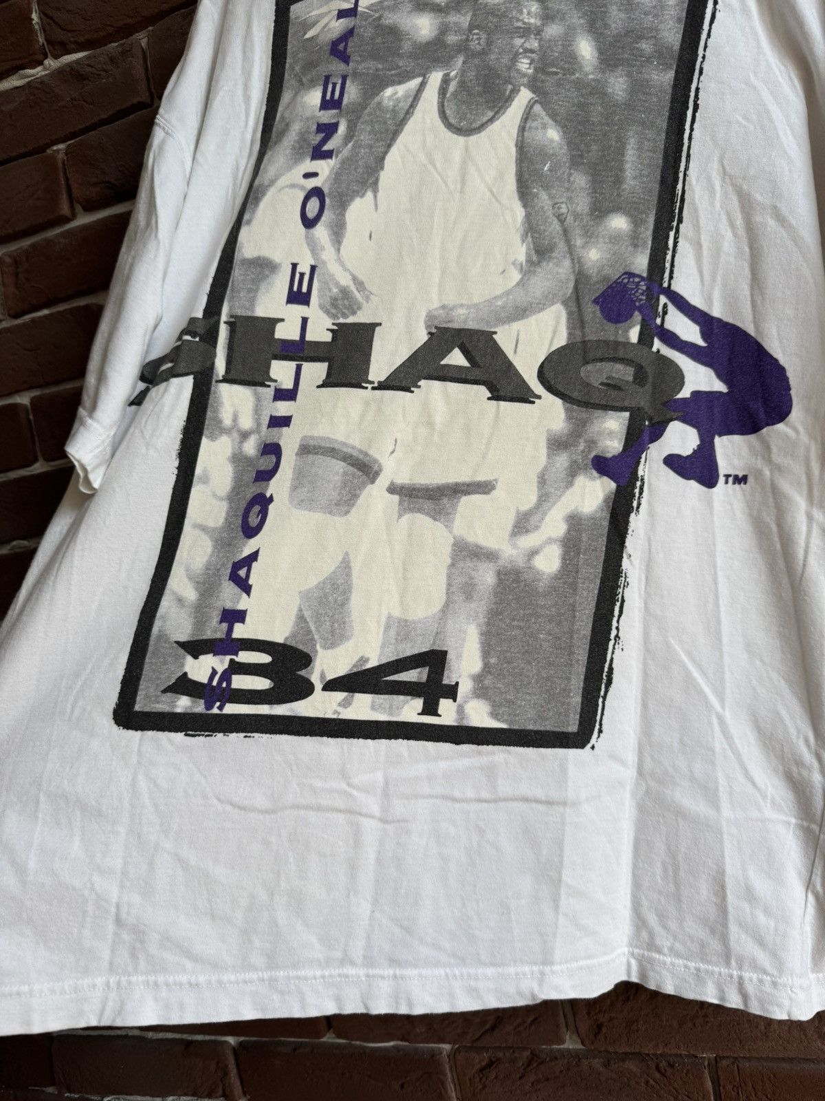 Vintage Vintage 90s Reebok SHAQ Magic player t-shirt rare hype Size US L / EU 52-54 / 3 - 5 Thumbnail