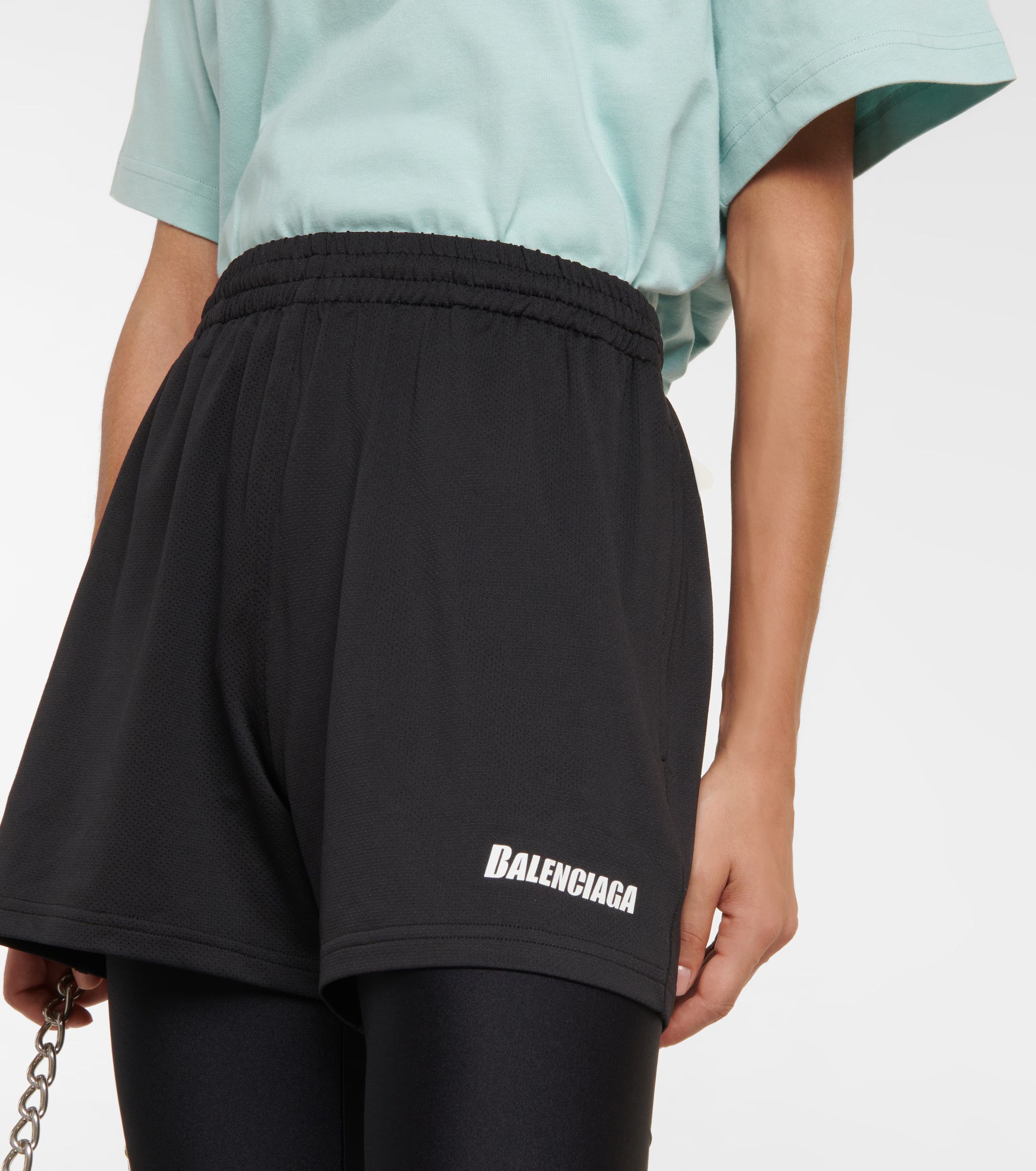 Balenciaga o1in1g0724 Swim Short in Black Size 27" / US 4 / IT 40 - 4 Thumbnail