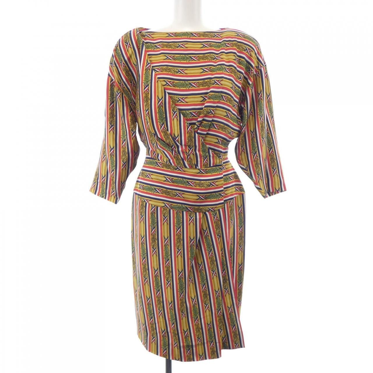 Hermes Hermes Hermes Silk Dress Textile Dresses DUTY FREE for USA Size ONE SIZE - 1 Thumbnail