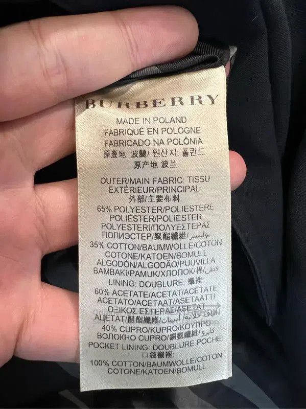 Burberry Burberry Women's Black Polyester Trench Coat. Size S / US 4 / IT 40 - 6 Thumbnail