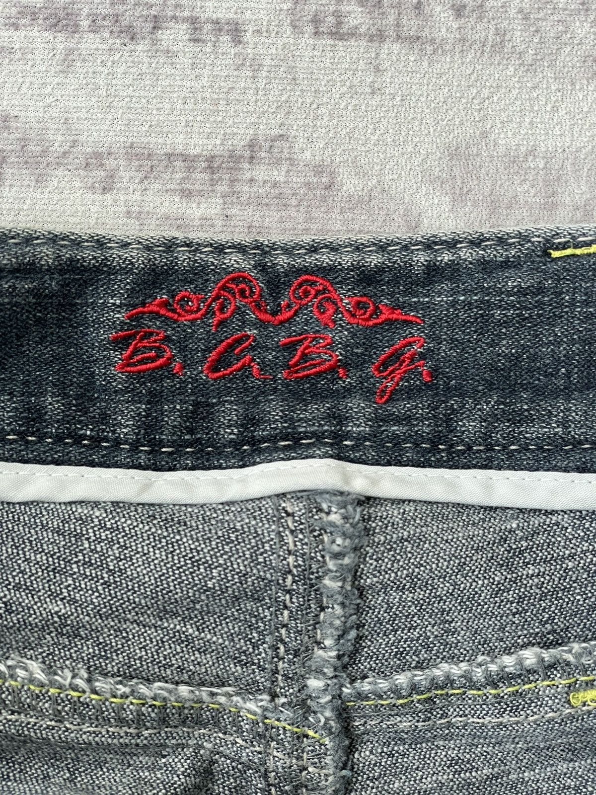 Japanese Brand Vintage BCBG Super Flared Buckle Denim / GOA Style Size US 29 - 7 Thumbnail