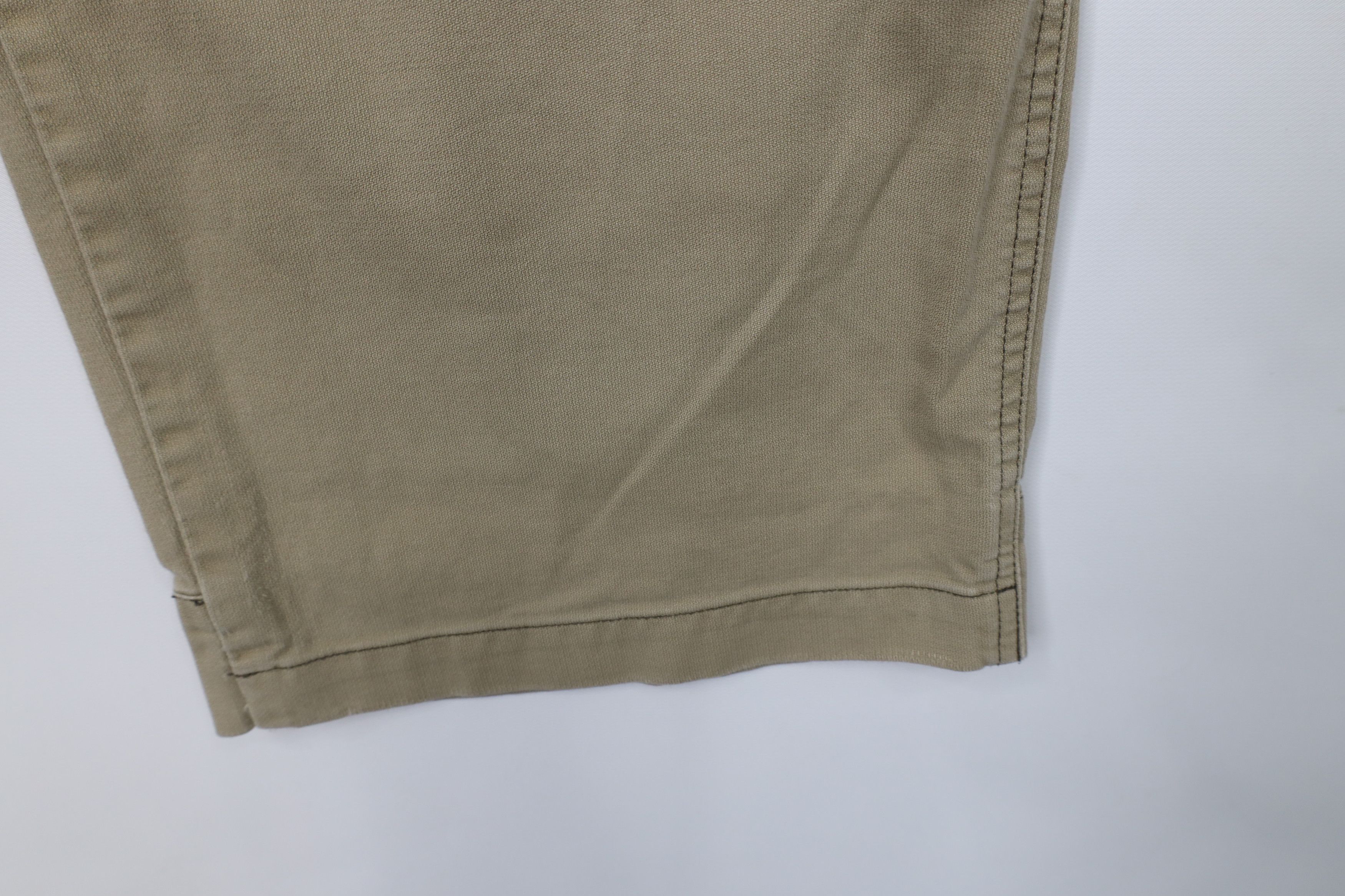 Express Vintage Y2K Express Baggy Fit Wide Leg Dungaree Pants Beige Size US 34 / EU 50 - 5 Thumbnail