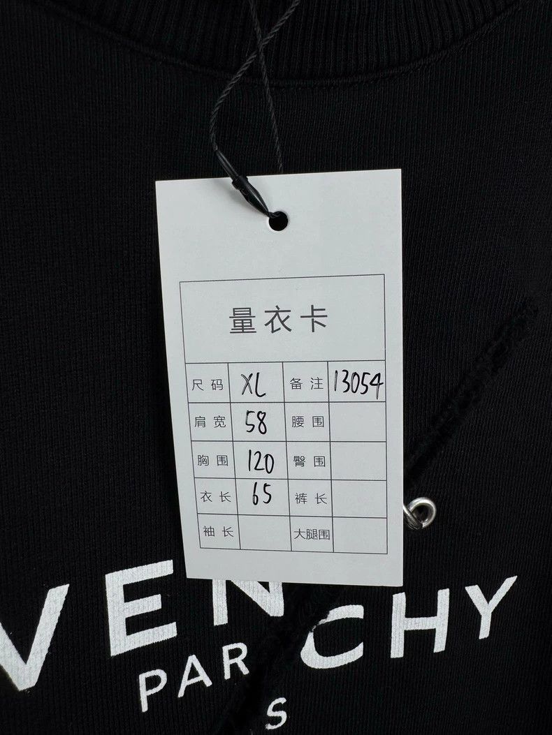 Givenchy Givenchy Distressed Long Sleeve Hooded Sweatshirt with Let Size US XL / EU 56 / 4 - 5 Thumbnail