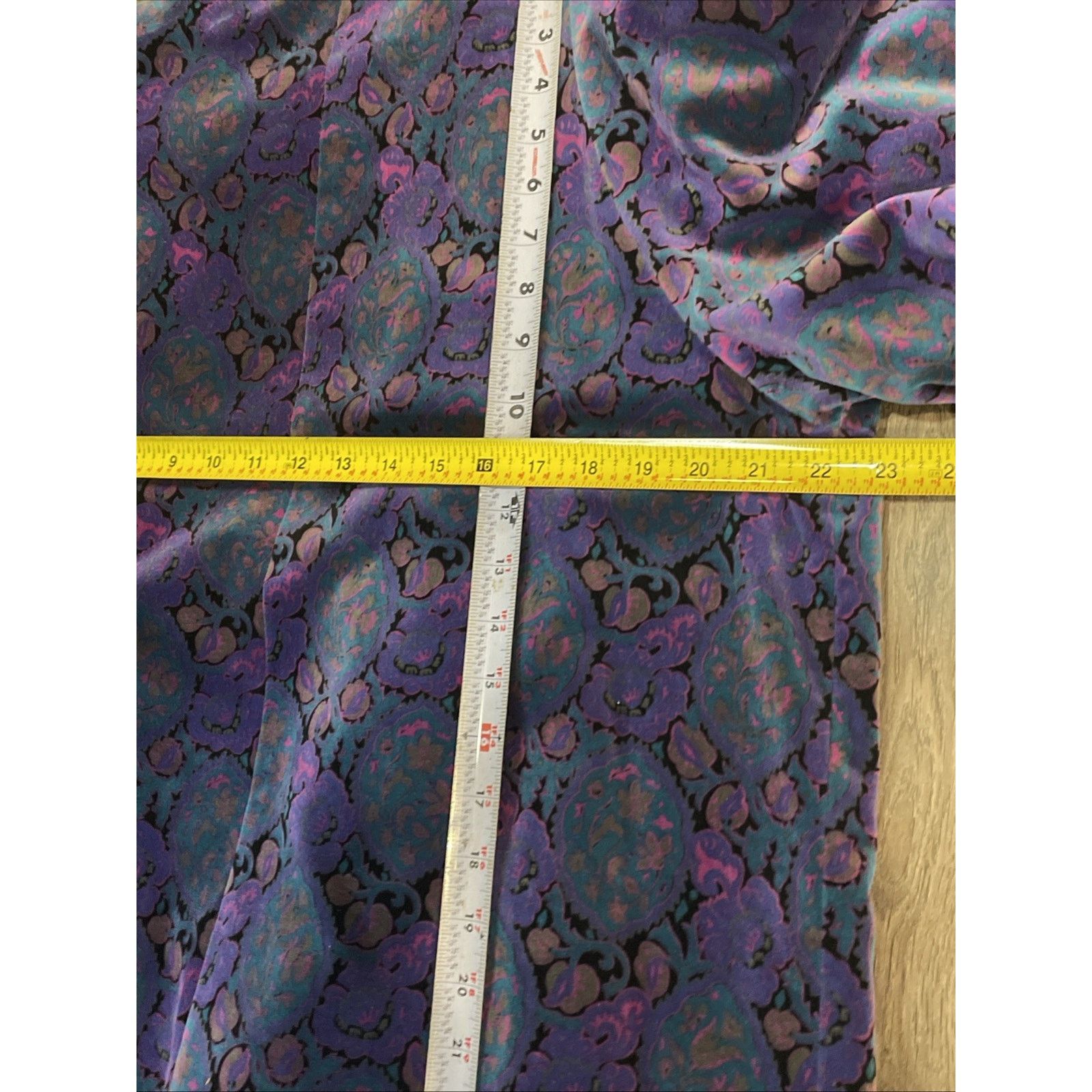 Other Portrait JL DeBall Velvet Opera Coat Purple Paisley Vintage Size XS / US 0-2 / IT 36-38 - 13 Thumbnail