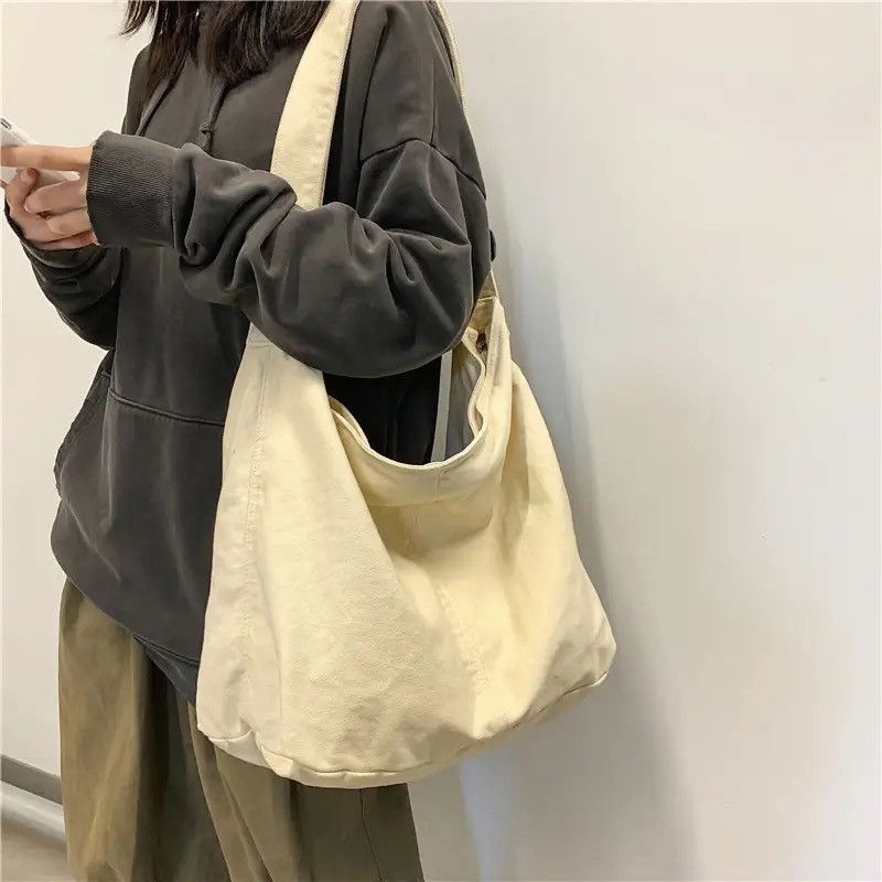 Japanese Brand × Vintage Shoulder Bag Large Canvas Crossbody y2k military Size ONE SIZE - 1 Thumbnail