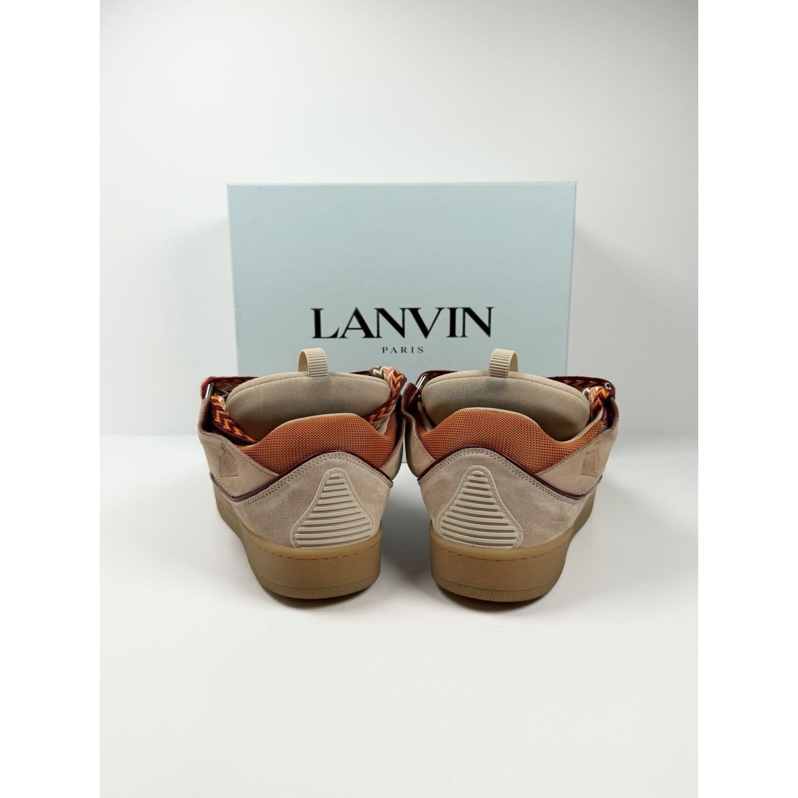Lanvin Size 46EU/13US - Lanvin Curb Pink Mango Sneakers Size US 13 / EU 46 - 4 Thumbnail