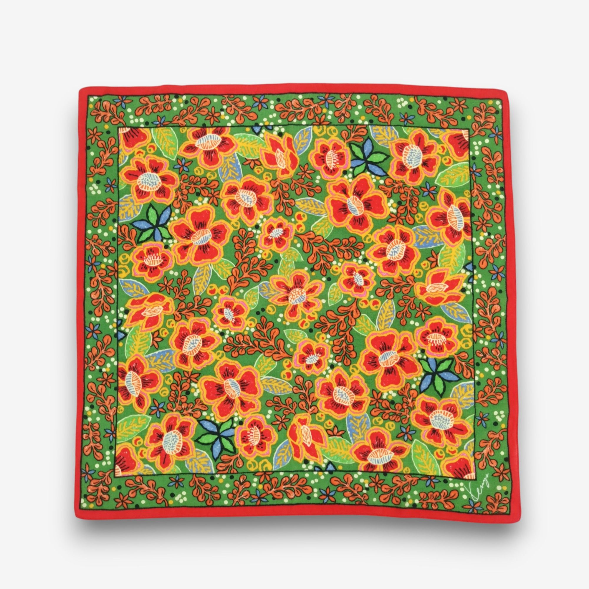 Kenzo Vintage Kenzo Handkerchief Bandana Neckerchief Size ONE SIZE - 1 Thumbnail
