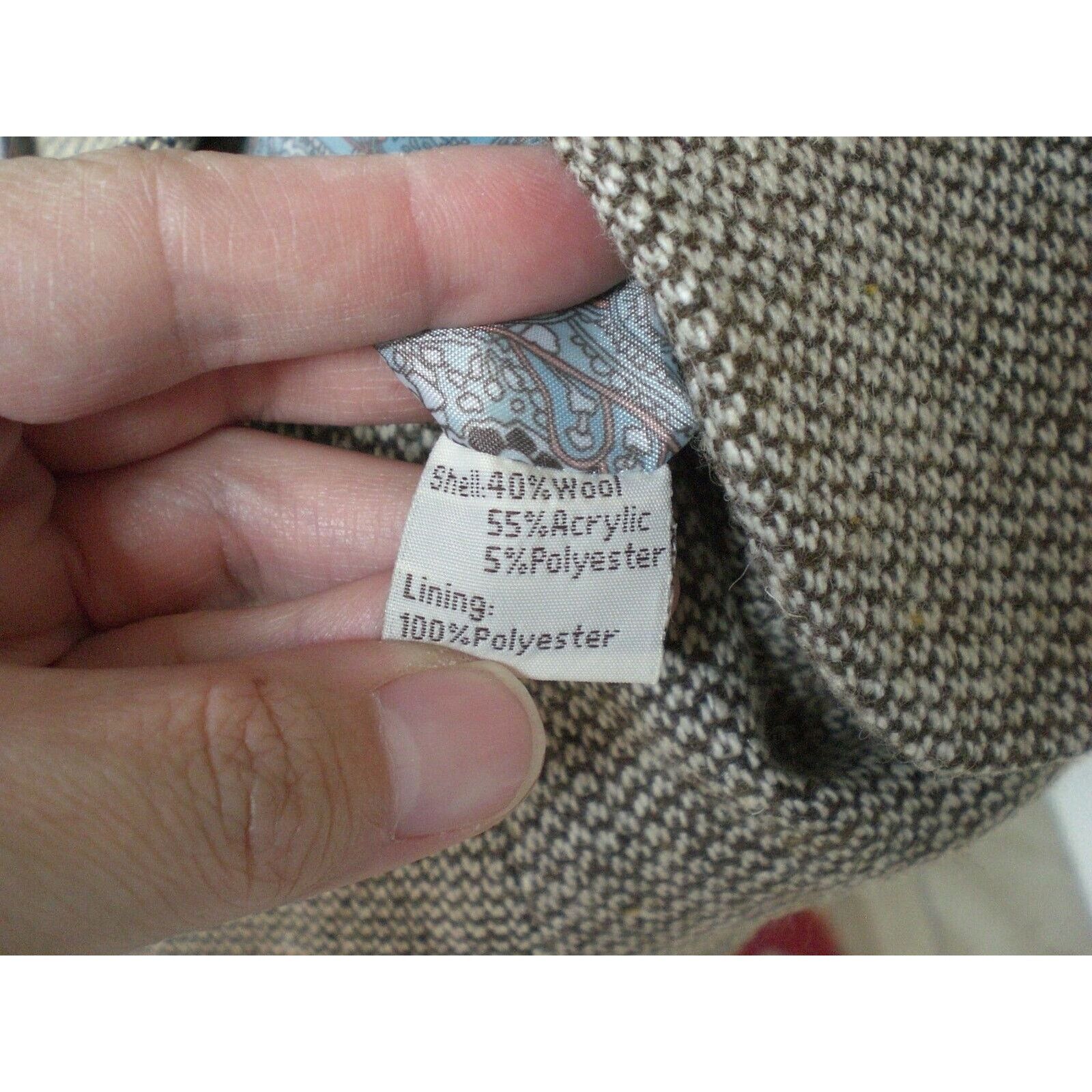 Anthropologie Maestro Anthropologie Tweed Women's Blazer Jacket MEDIUM Size M / US 6-8 / IT 42-44 - 4 Thumbnail