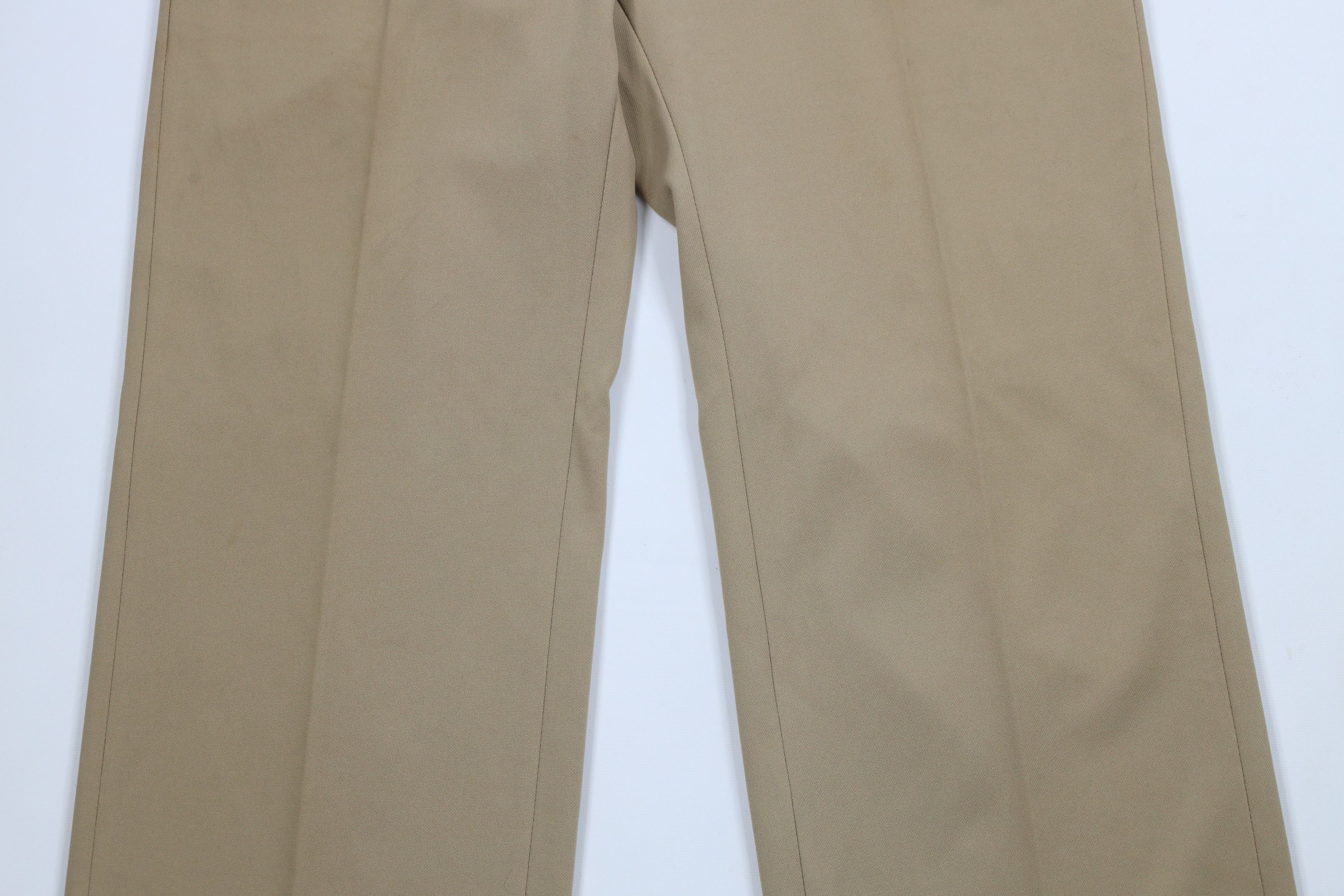 Vintage Vintage 70s Streetwear Bell Bottoms Chino Pants Beige USA Size US 36 / EU 52 - 3 Thumbnail