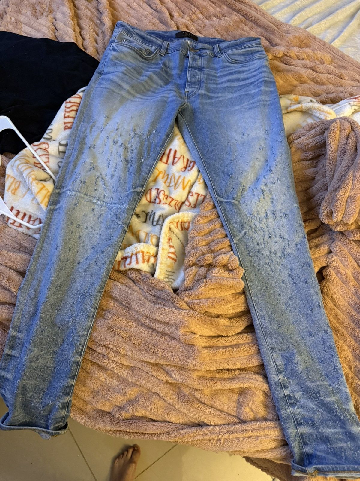 Amiri Amiri Gun shot jeans Size US 34 / EU 50 - 1 Thumbnail