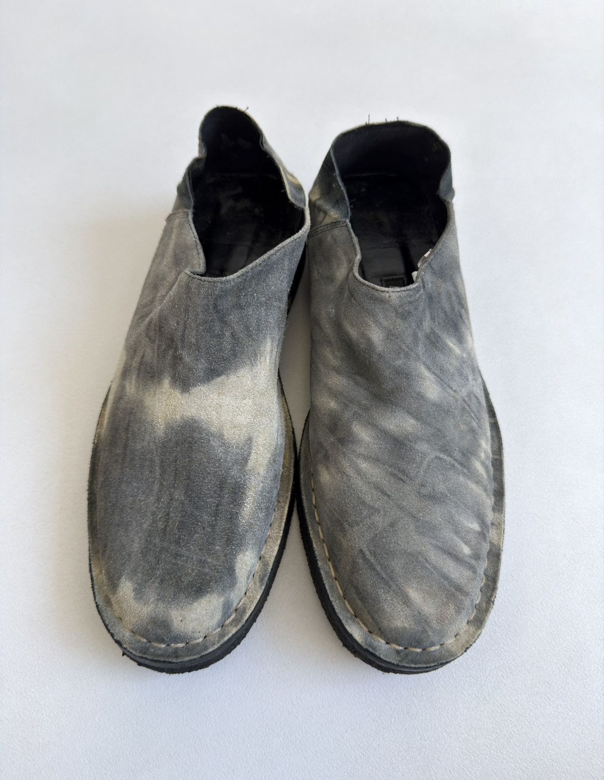 Ann Demeulemeester S/S 01 Tie Dye Suede Loafers / Mules Size US 9 / IT 39 - 1 Thumbnail