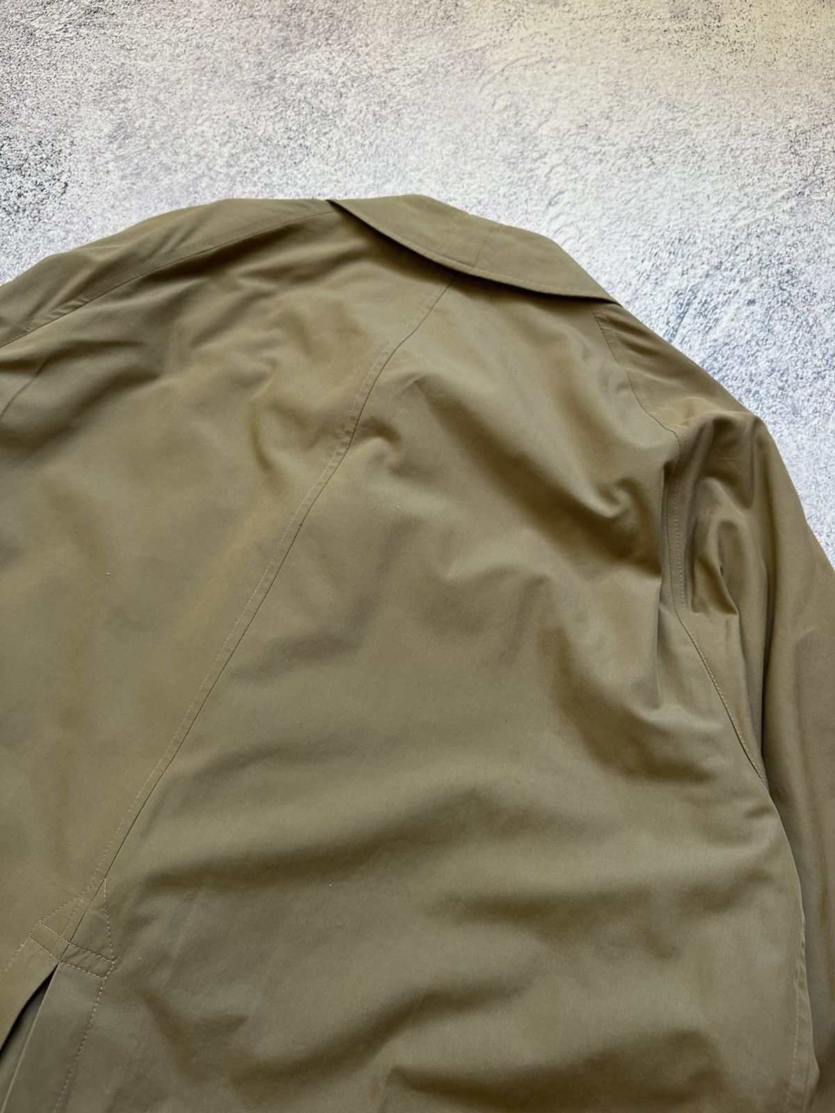 Burberry Vintage 70-80s Burberrys Beige Cotton Coat Japanese Style Size US M / EU 48-50 / 2 - 15 Thumbnail