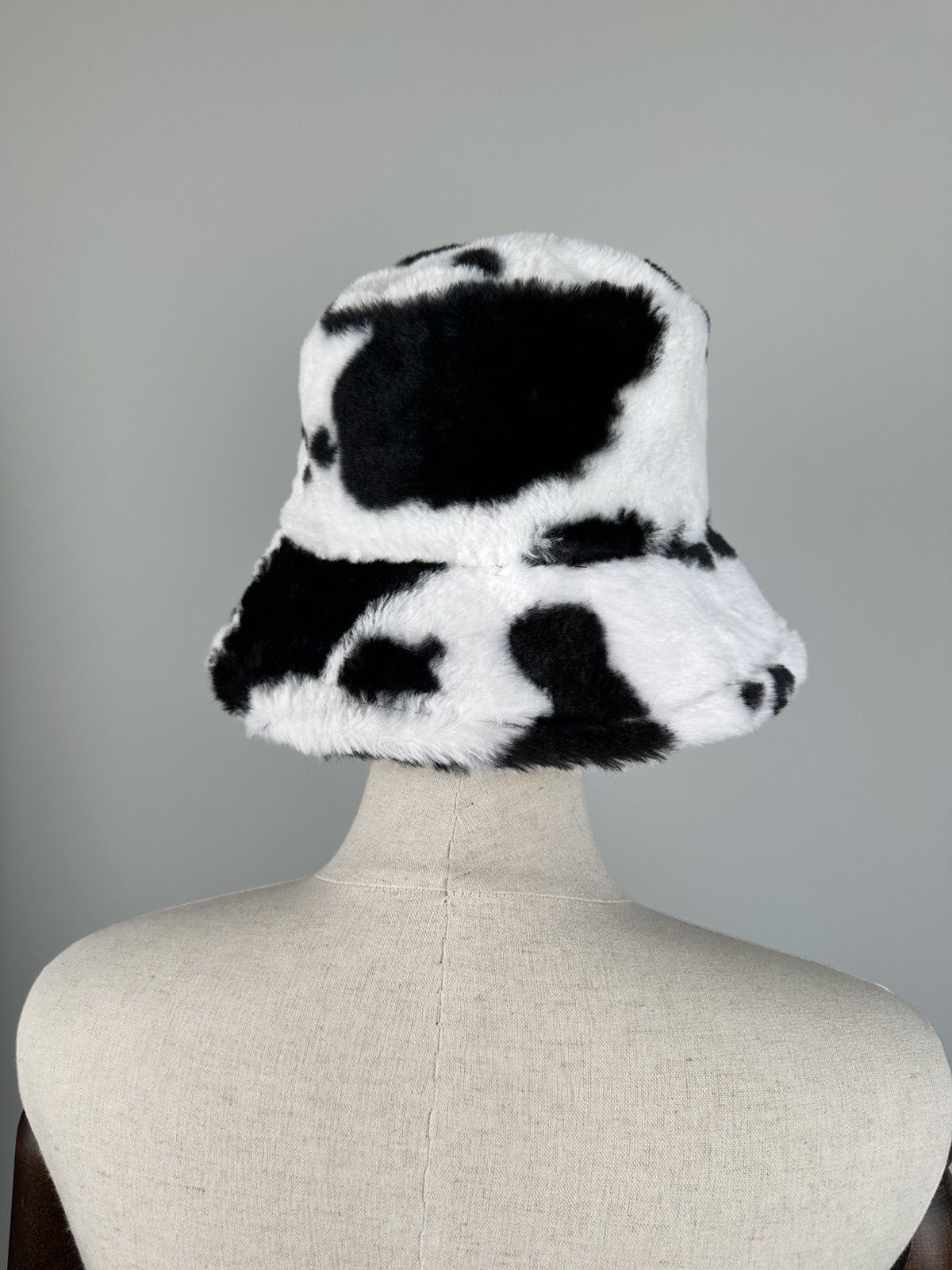 Hysteric Glamour Vintage Mohair Leopard Bucket Hat Y2k Crazy Size ONE SIZE - 3 Thumbnail