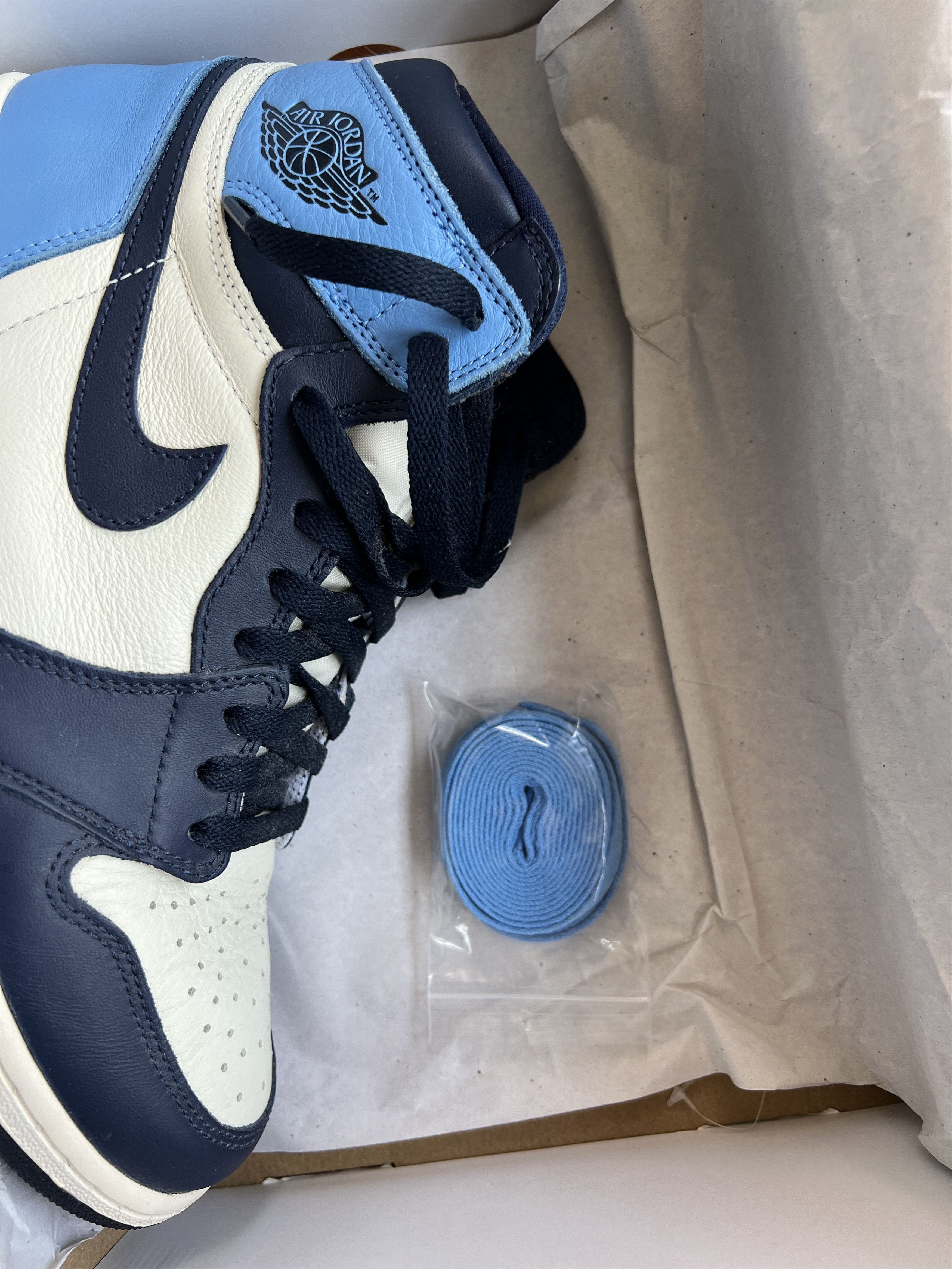 Nike Air Jordan 1 Osbidian Size US 11 / EU 44 - 1 Thumbnail
