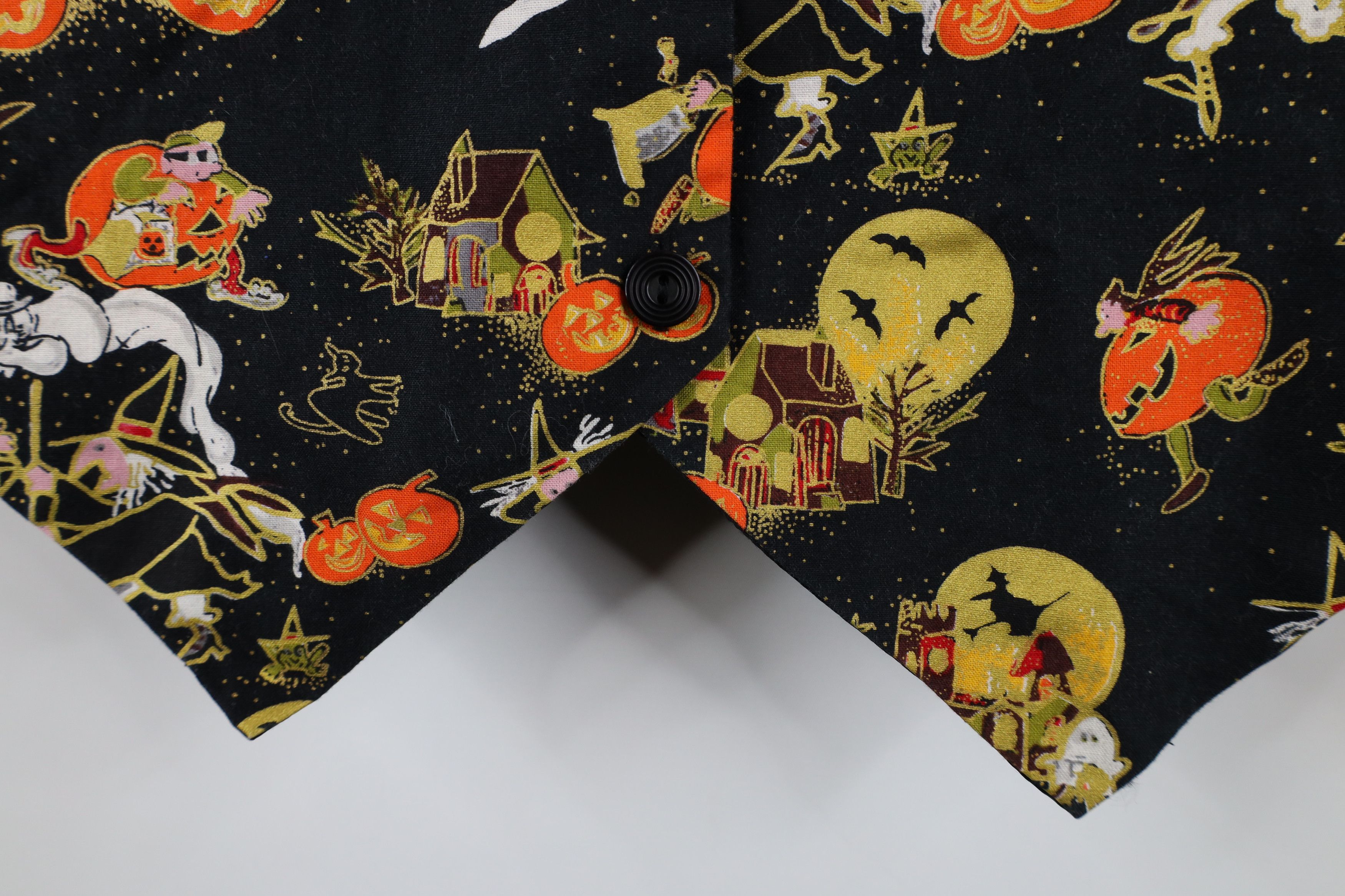 Vintage Vintage 90s Streetwear Halloween Ghost Pumpkin Vest Jacket Size L / US 10 / IT 46 - 6 Thumbnail