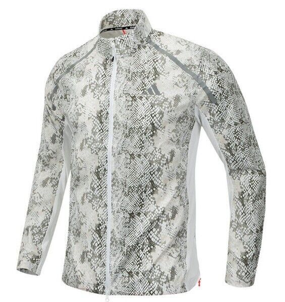 Adidas Adidas IC7597 Marathon Run Track Jacket Silver ( S ) Size US S / EU 44-46 / 1 - 1 Thumbnail