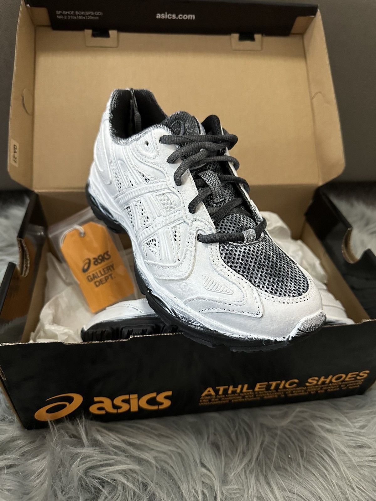 Asics × Gallery Dept. ASICS Gel-K1011 Gallery Dept. Mental Energy Painted Shoes Size US 5.5 / IT 35.5 - 1 Thumbnail