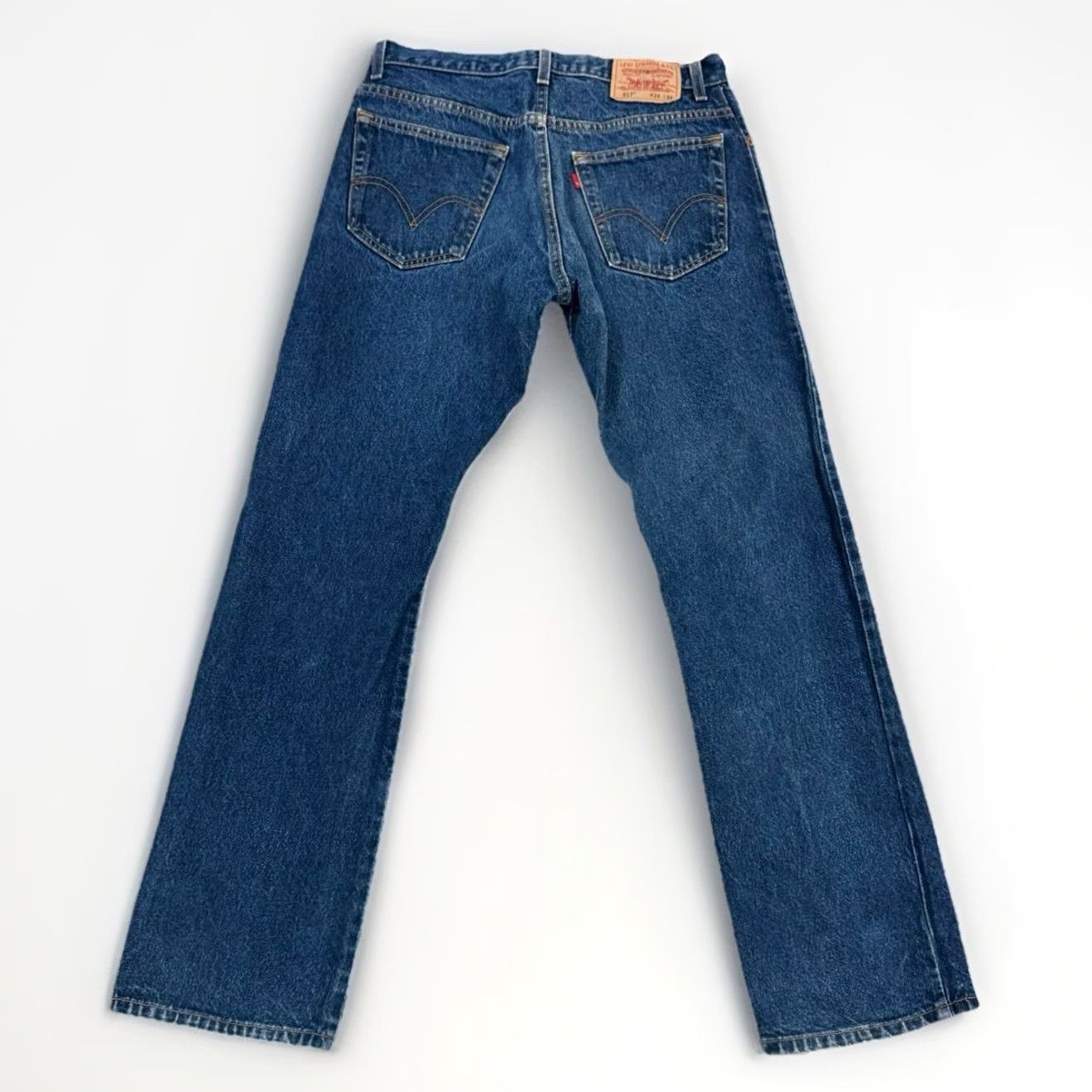 Levi's VINTAGE Levi’s 517 Bootcut Jeans Men’s 34x34 Dark Wash Denim Jeans Regular Blue 80s USA Mens Size US 34 / EU 50 - 2 Thumbnail