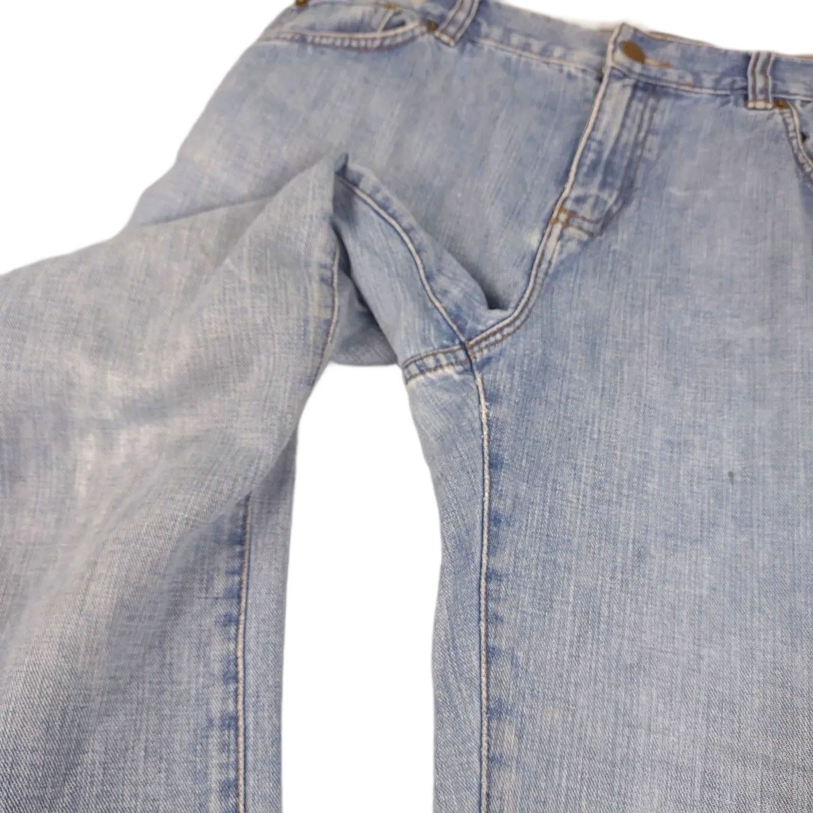 Ralph Lauren Vtg Y2K LAUREN JEANS Co Ralph Lauren Cropped Capri Denim Size 32" / US 10 / IT 46 - 8 Thumbnail