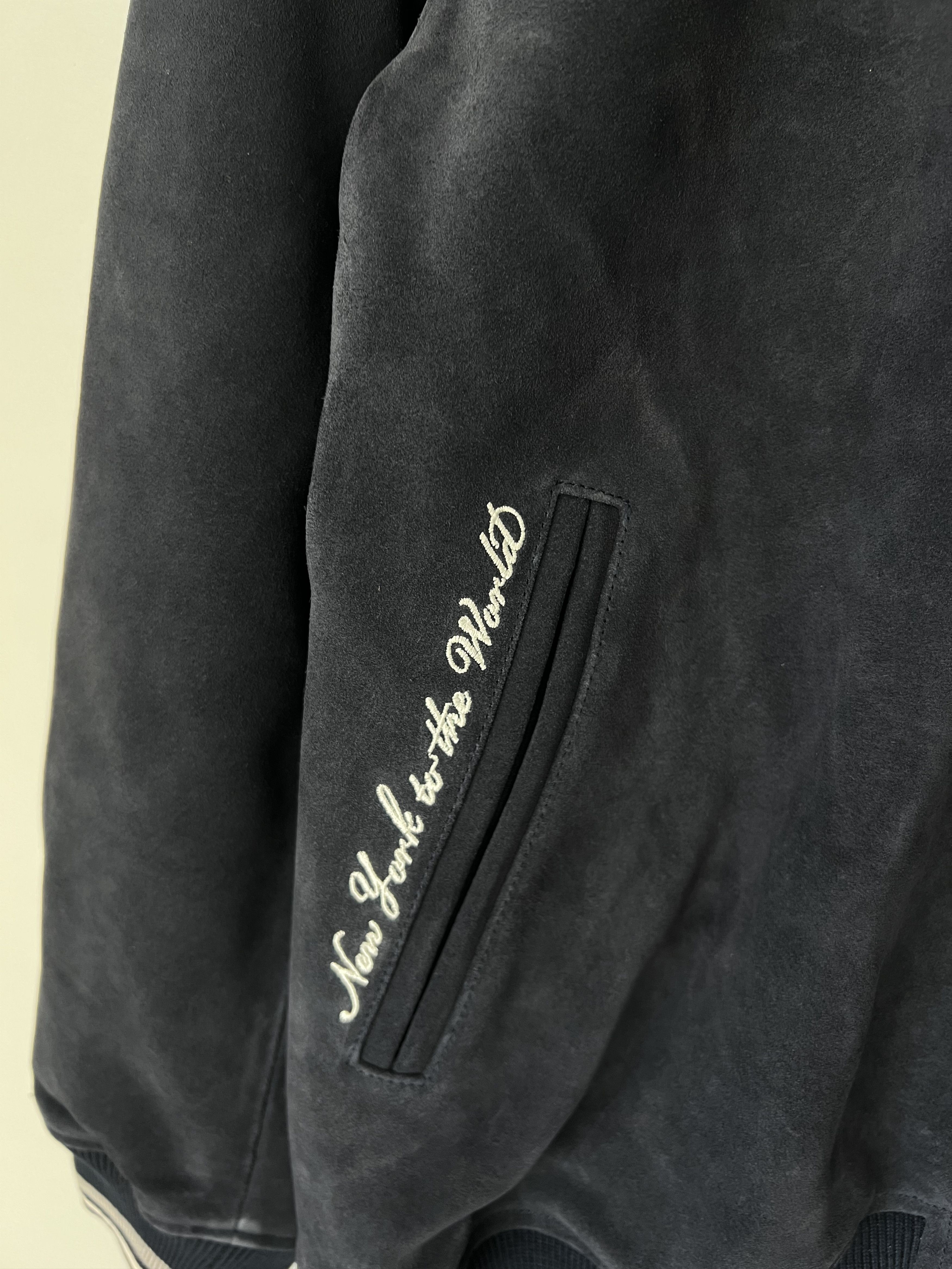 Kith × New York Yankees Kith New York Yankees Suede Porter Bomber Jacket Size US XL / EU 56 / 4 - 4 Thumbnail