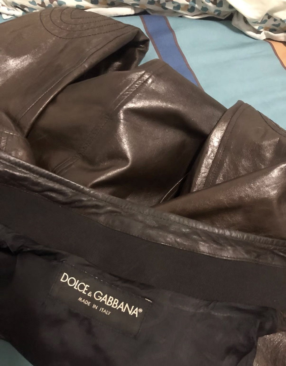Dolce & Gabbana Dolce & Gabbana Mainline Leather Jacket J2 Size US M / EU 48-50 / 2 - 7 Thumbnail