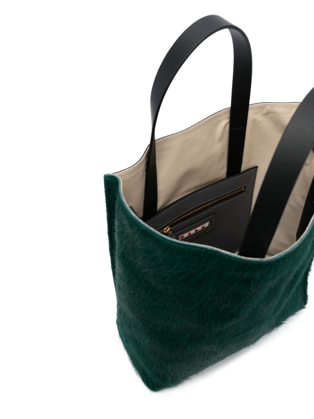 Marni o1w1db10125 Size:OS/Tote Bag in Black/Dark Green Size ONE SIZE - 3 Thumbnail