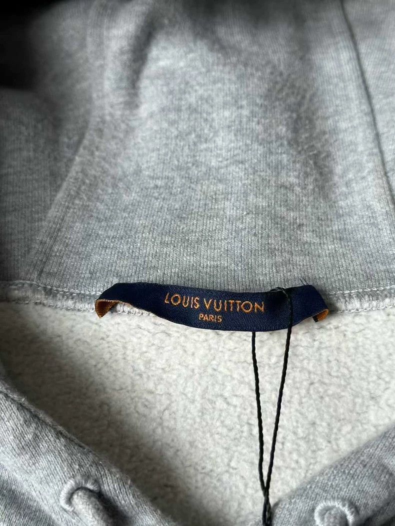 Louis Vuitton Louis Vuitton Grey Hoodie Size US XL / EU 56 / 4 - 3 Thumbnail