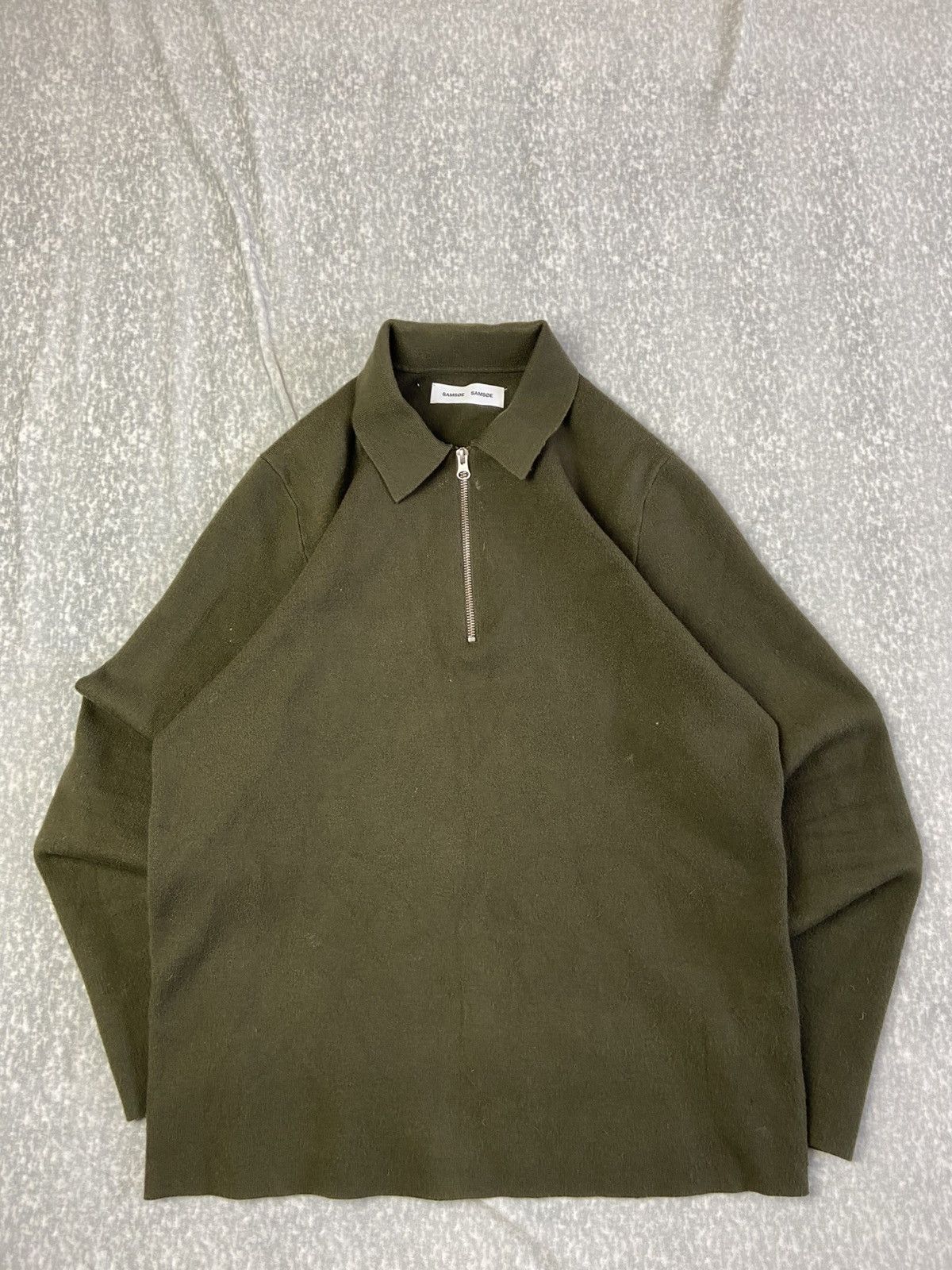 Samsoe Samsoe Samsoe Samsoe Guna Half Zip Sweater Size US L / EU 52-54 / 3 - 1 Thumbnail