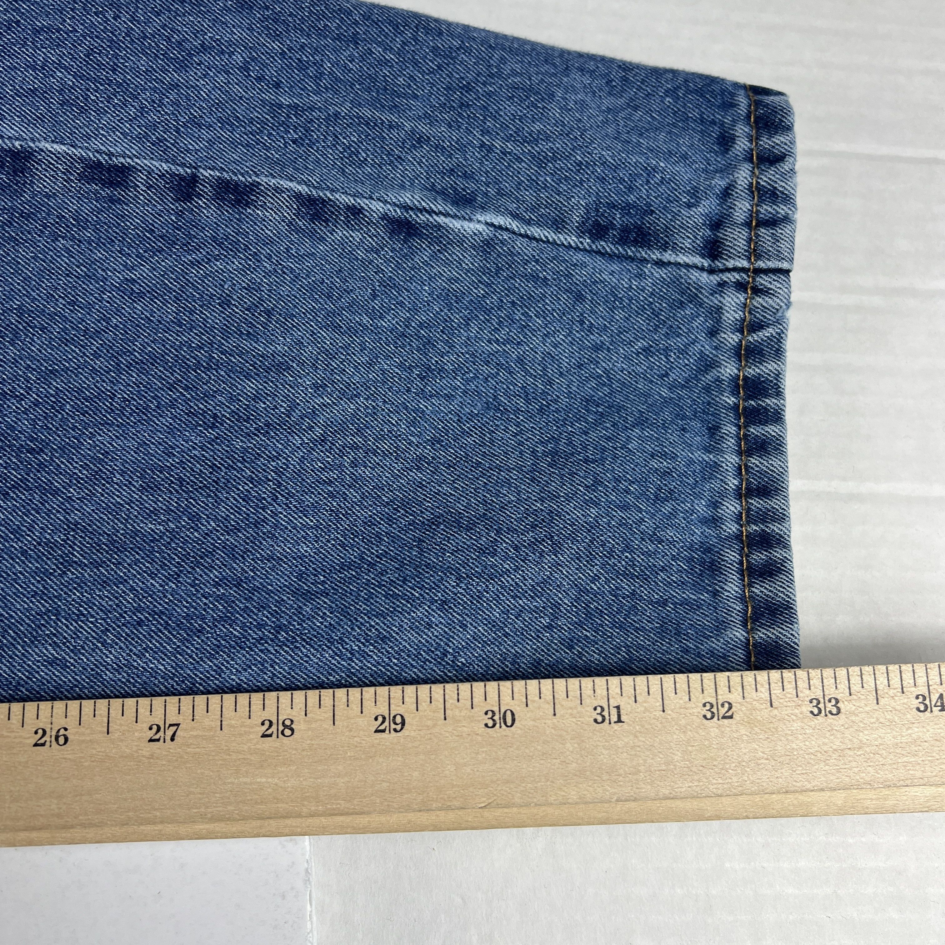 Levi's Levi's Jeans 505 Straight Leg Blue Faded Cotton Denim Size US 34 / EU 50 - 20 Thumbnail