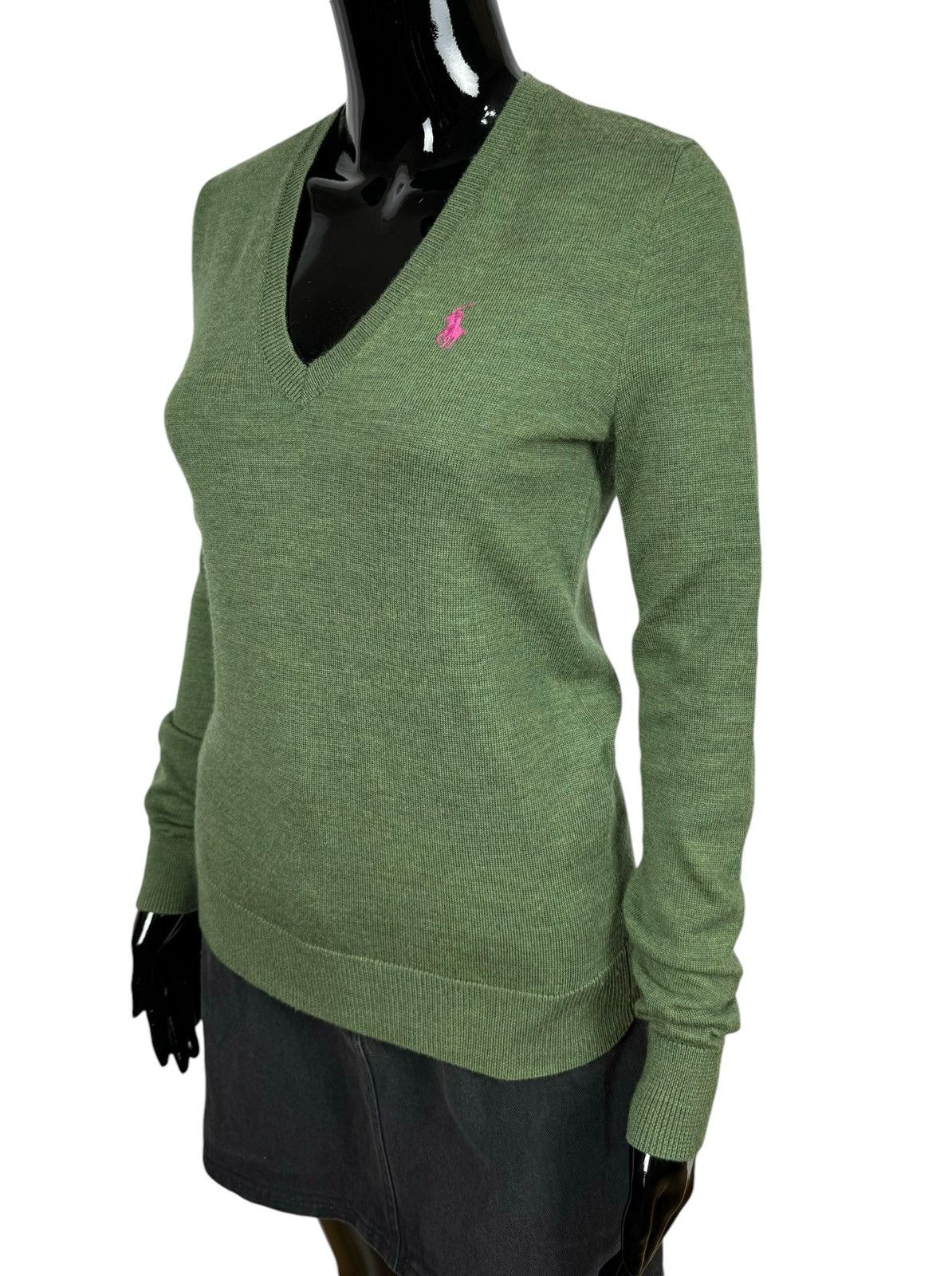 Ralph Lauren Sport Ralph Lauren Sport V-Neck Lana Wool Sweater size S Size S / US 4 / IT 40 - 4 Thumbnail