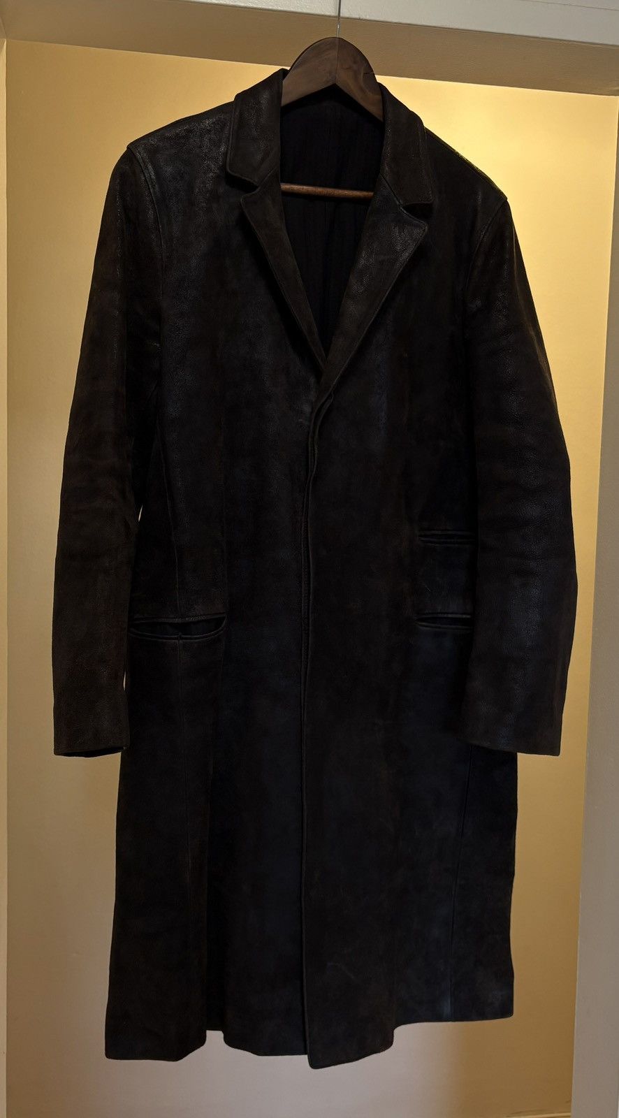 Carpe Diem BNWT GRAIL Horse Leather Long Coat Size US M / EU 48-50 / 2 - 1 Thumbnail