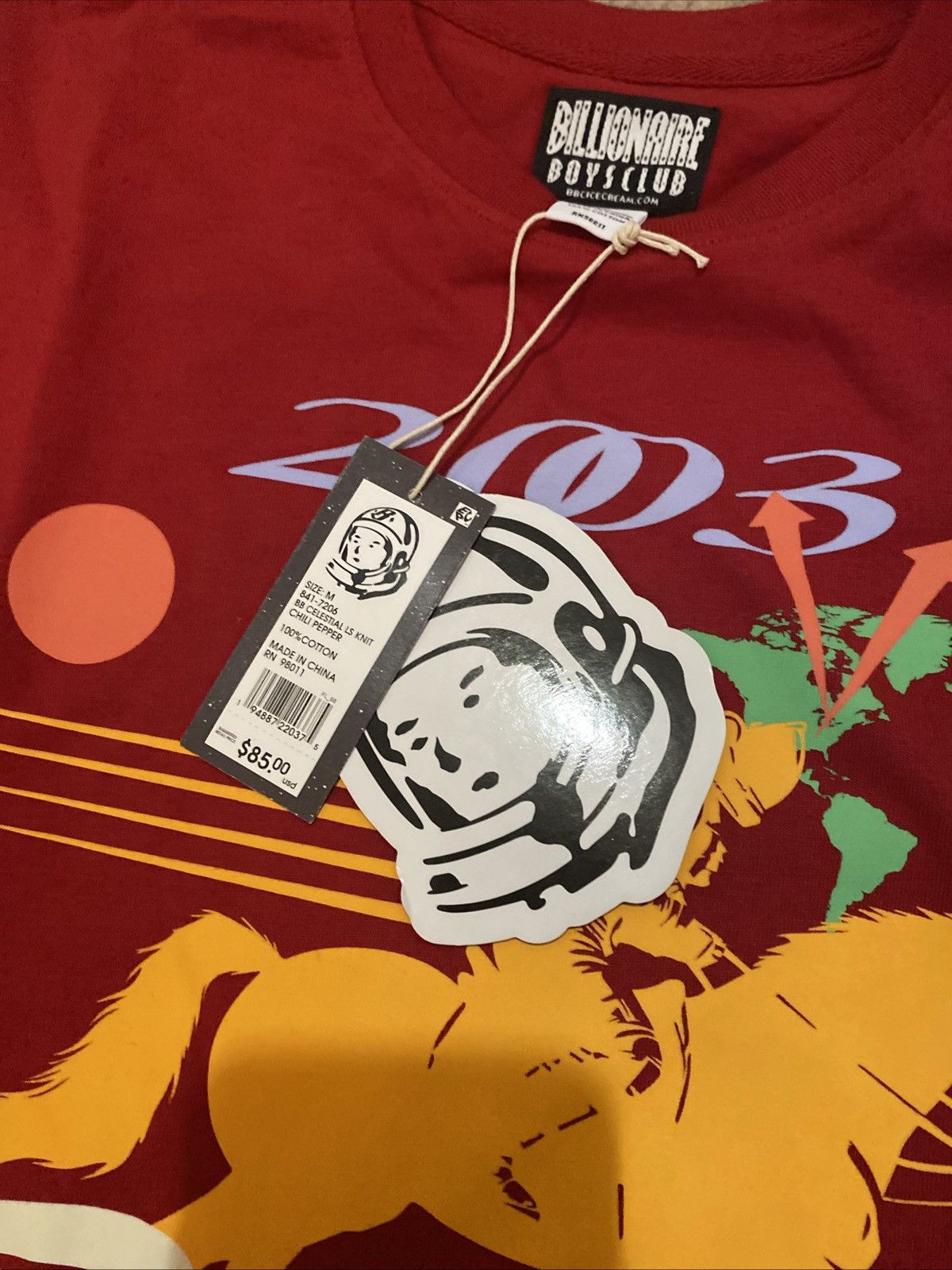 Billionaire Boys Club Billionaire Boys Club NWT M Long Sleeve Awesome Graphics ! Size US M / EU 48-50 / 2 - 7 Thumbnail