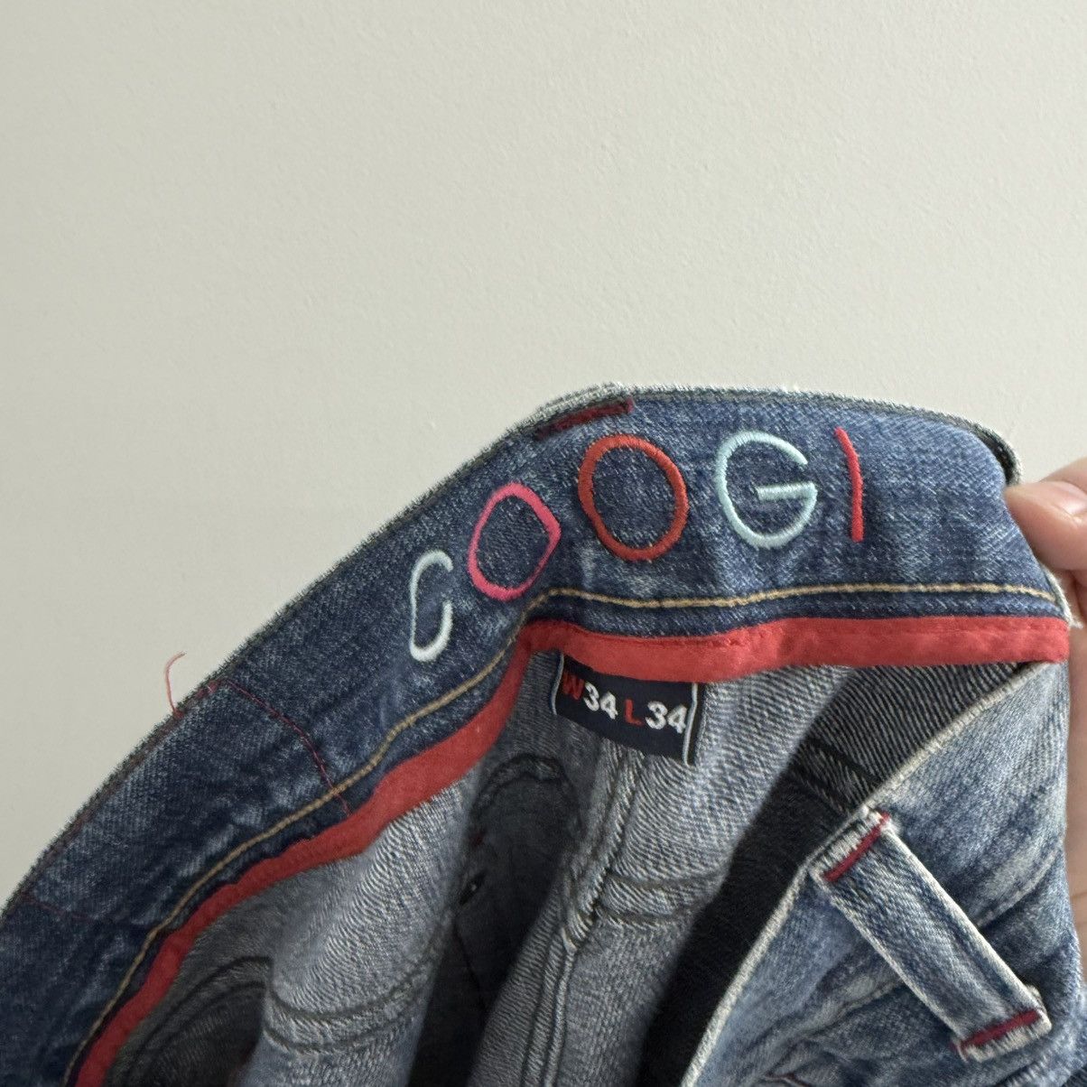 Vintage Y2K Coogi Baggy Patched Denim Jeans Embroidered 99s