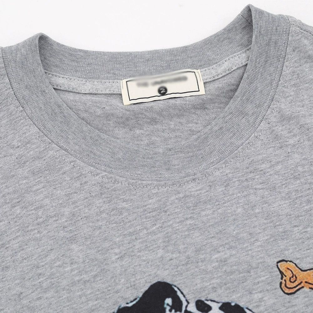 Japanese Brand × Vintage Loose men's street spotted puppy cartoon print T-shirt Size US M / EU 48-50 / 2 - 3 Thumbnail